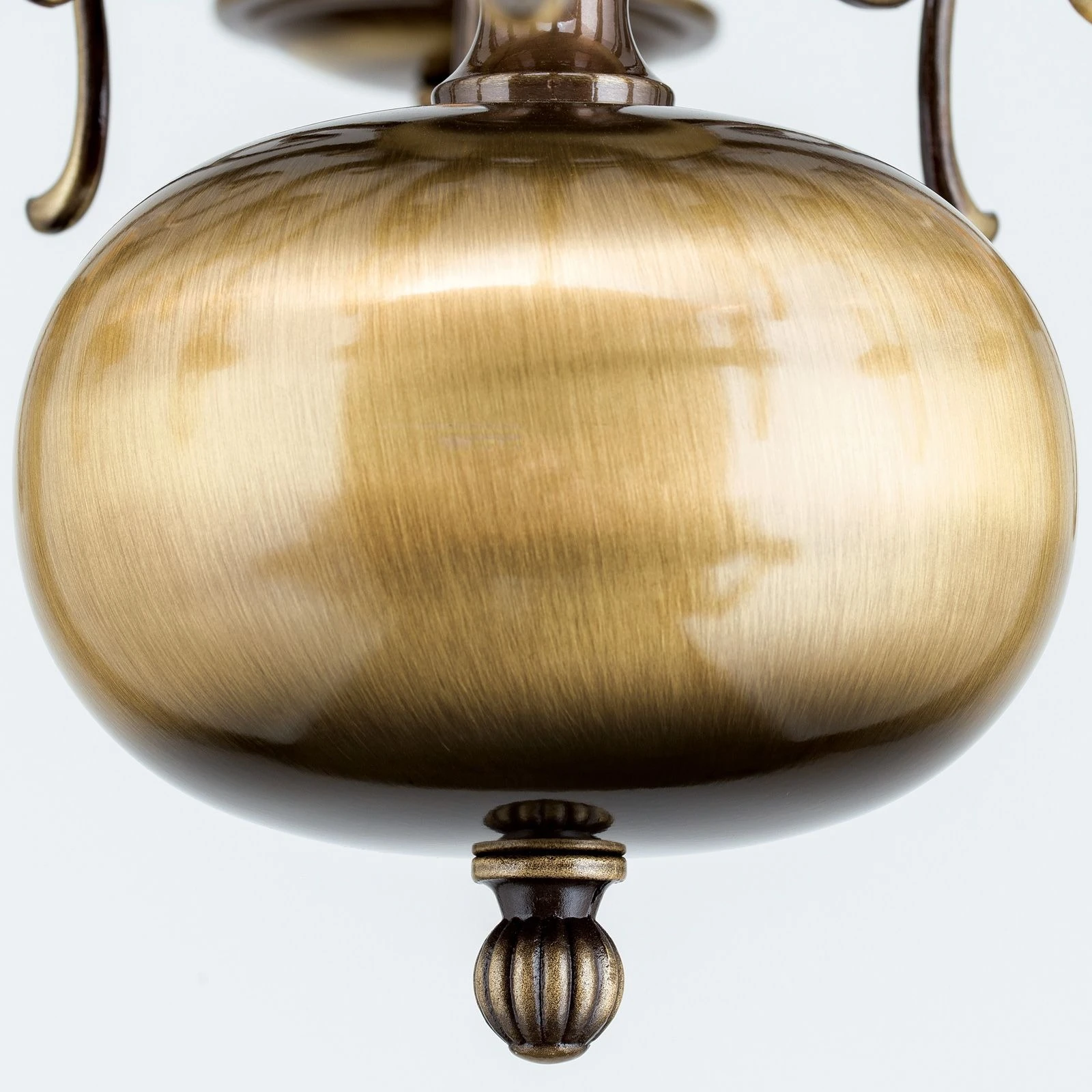 Luster FLÄMISCH, 10 izvora svetla, patina - 4