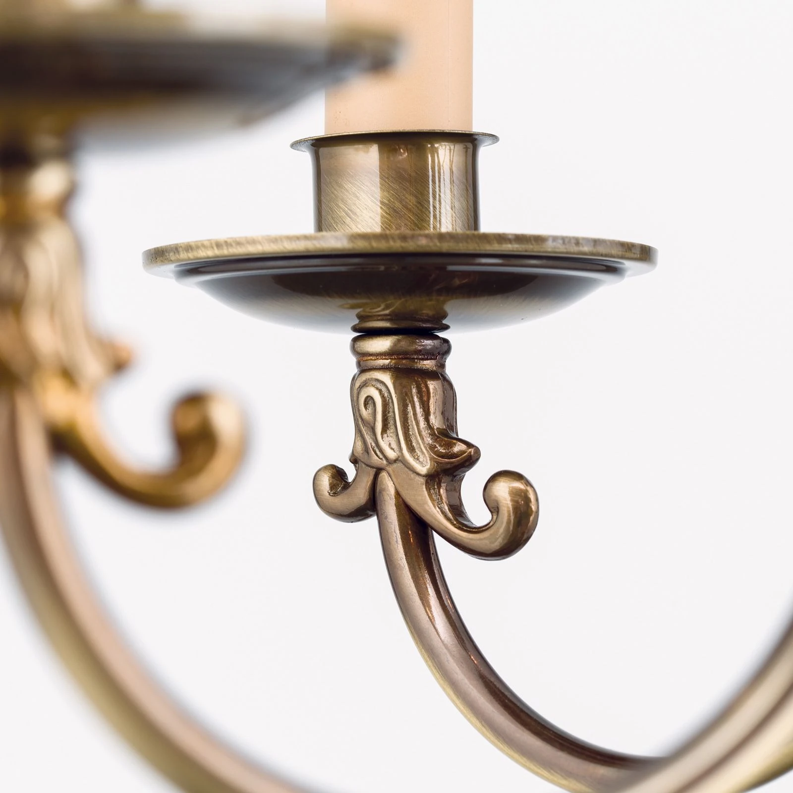 Luster FLÄMISCH, 9 izvora svetla, patina - 3