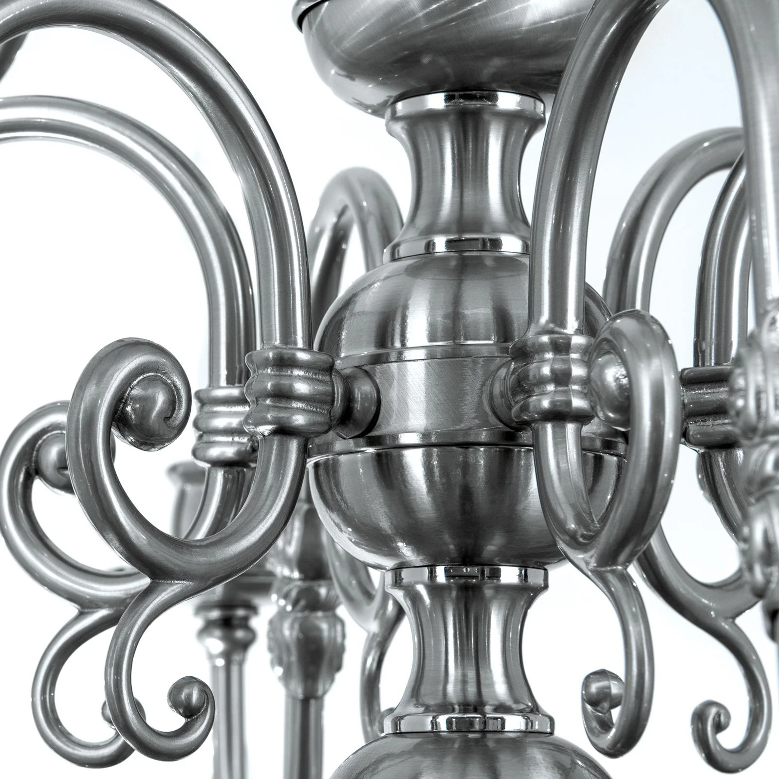 Luster FLÄMISCH, 18+12+6+3 izvora svetla, satinirani hrom, sa orlom - 5