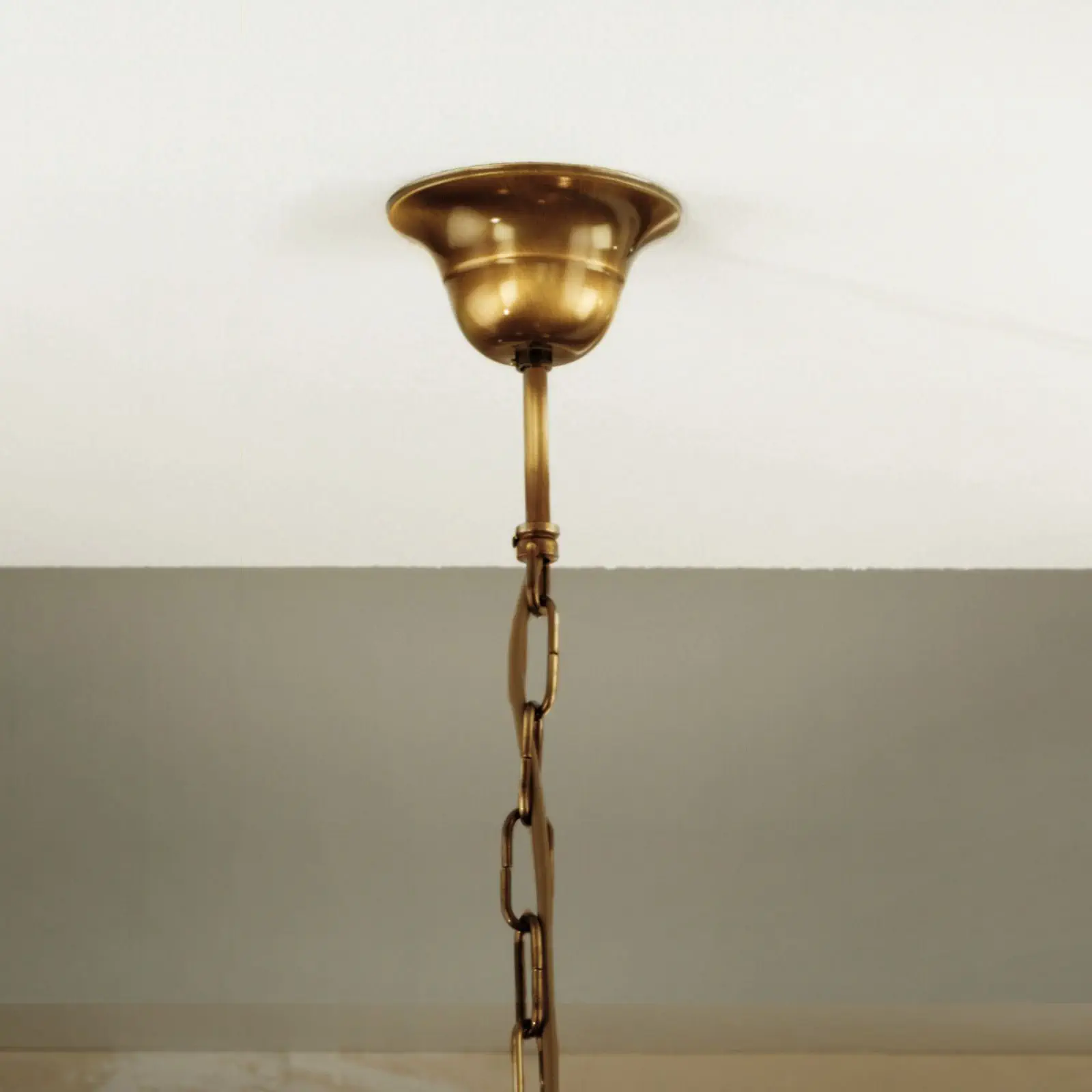 Luster FLÄMISCH, 3 izvora svetla, patina - 4