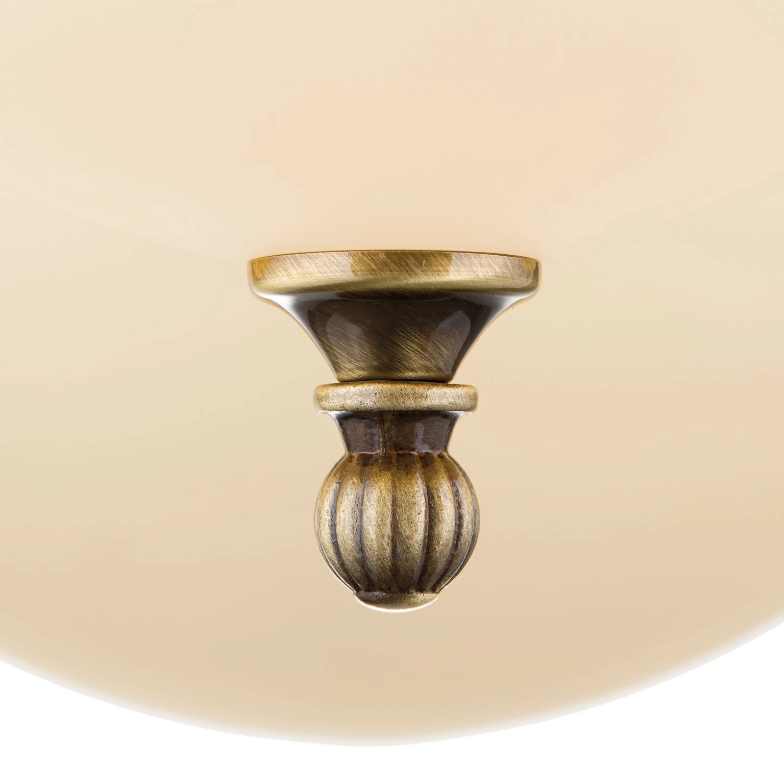 Luster WIENER NOSTALGIE, 5+1 izvora svetla, nadole, antik mesing, šampanj mat staklo - 6