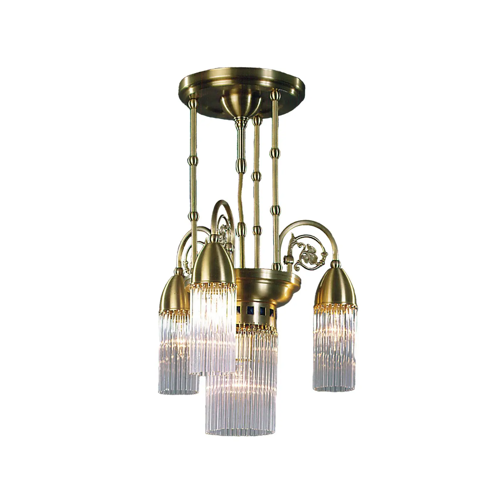 Luster STÄBCHENSERIE, 4 izvora svetla, bronza - 2