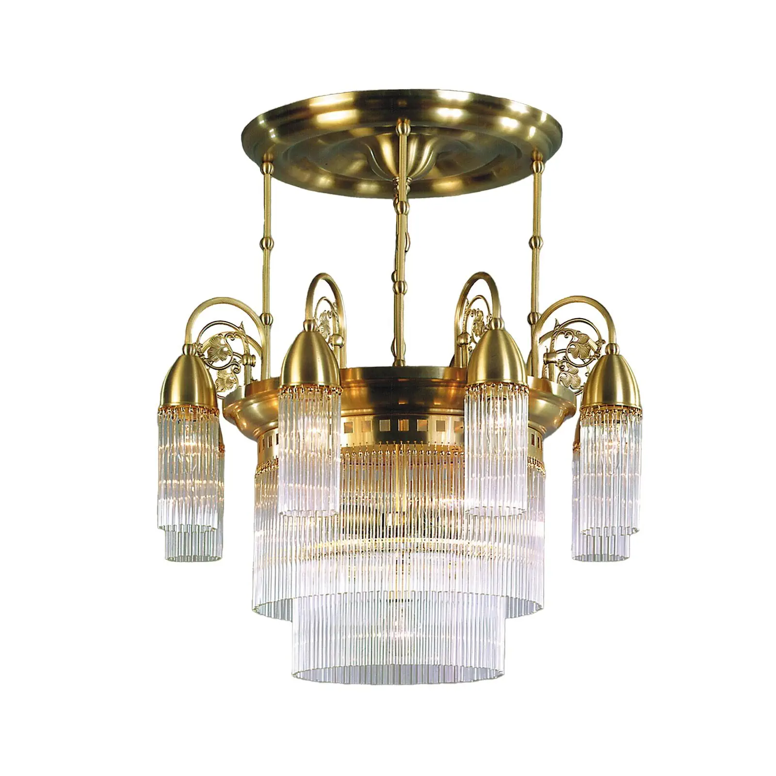 Luster STÄBCHENSERIE, 9 izvora svetla, bronza - 3