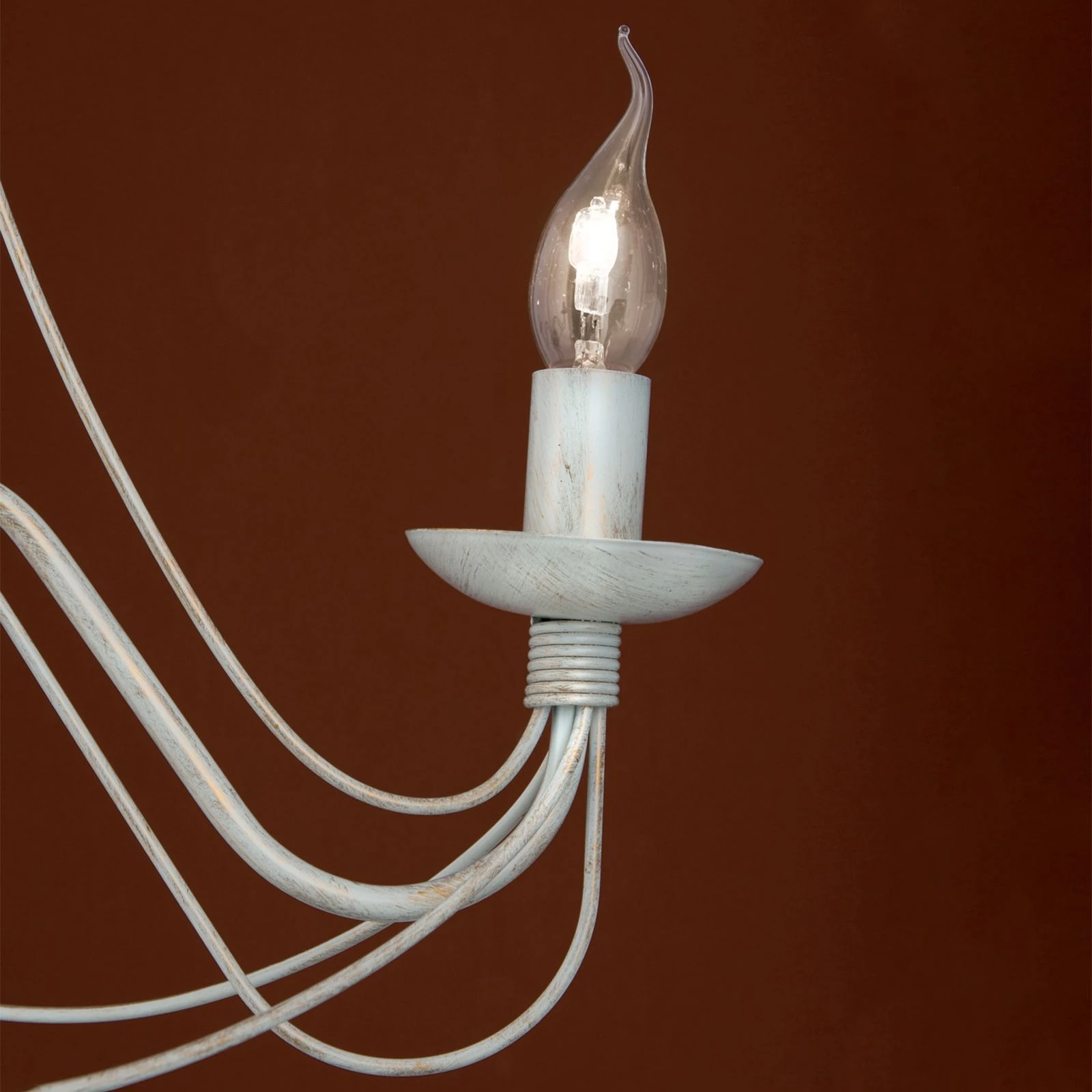 Luster VELA, 3 izvora svetla, slonovača–zlato - 7