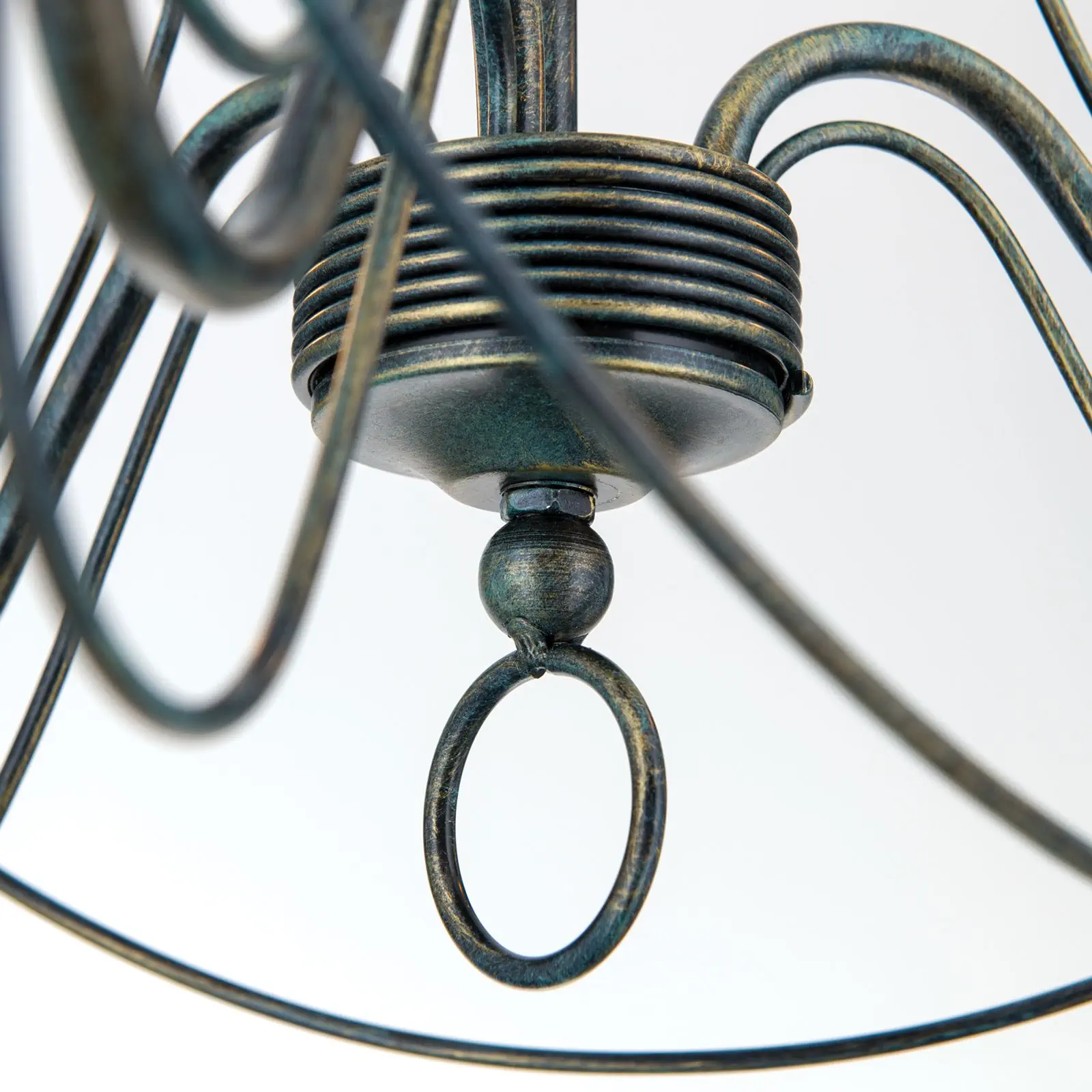 Luster VELA, 3 izvora svetla, antik - 5