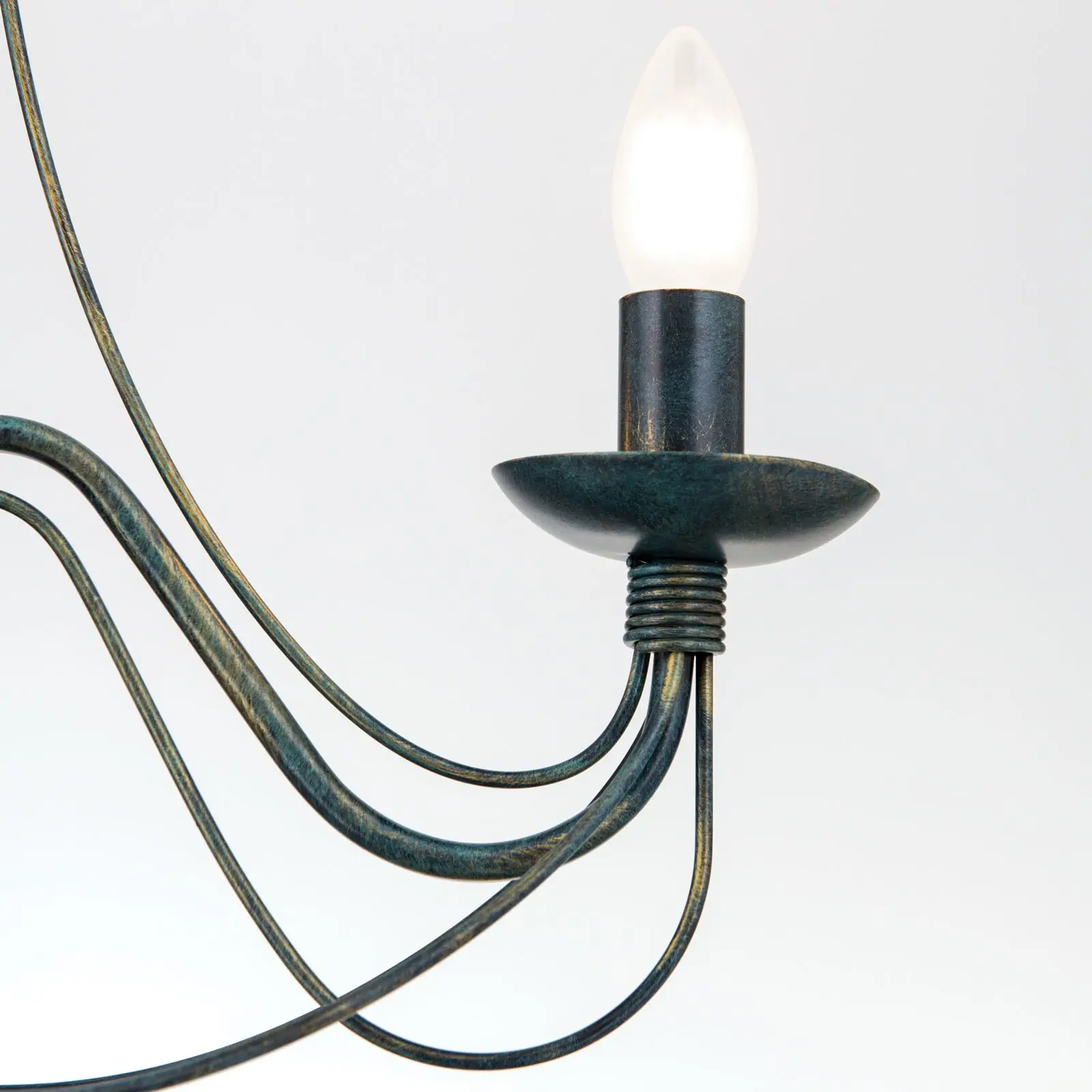 Luster VELA, 3 izvora svetla, antik - 6