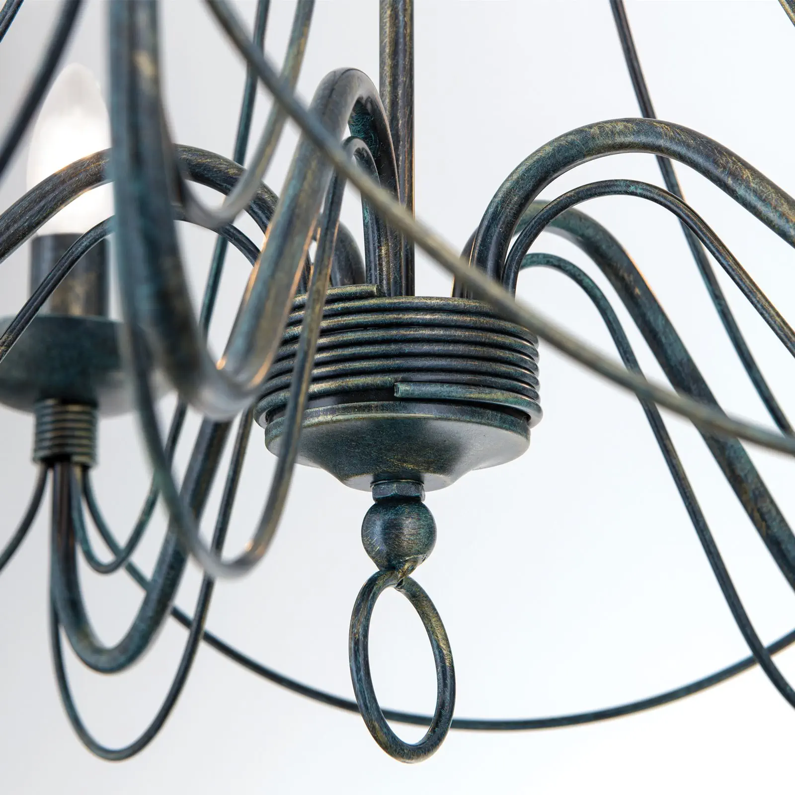 Luster VELA, 5 izvora svetla, antik - 5