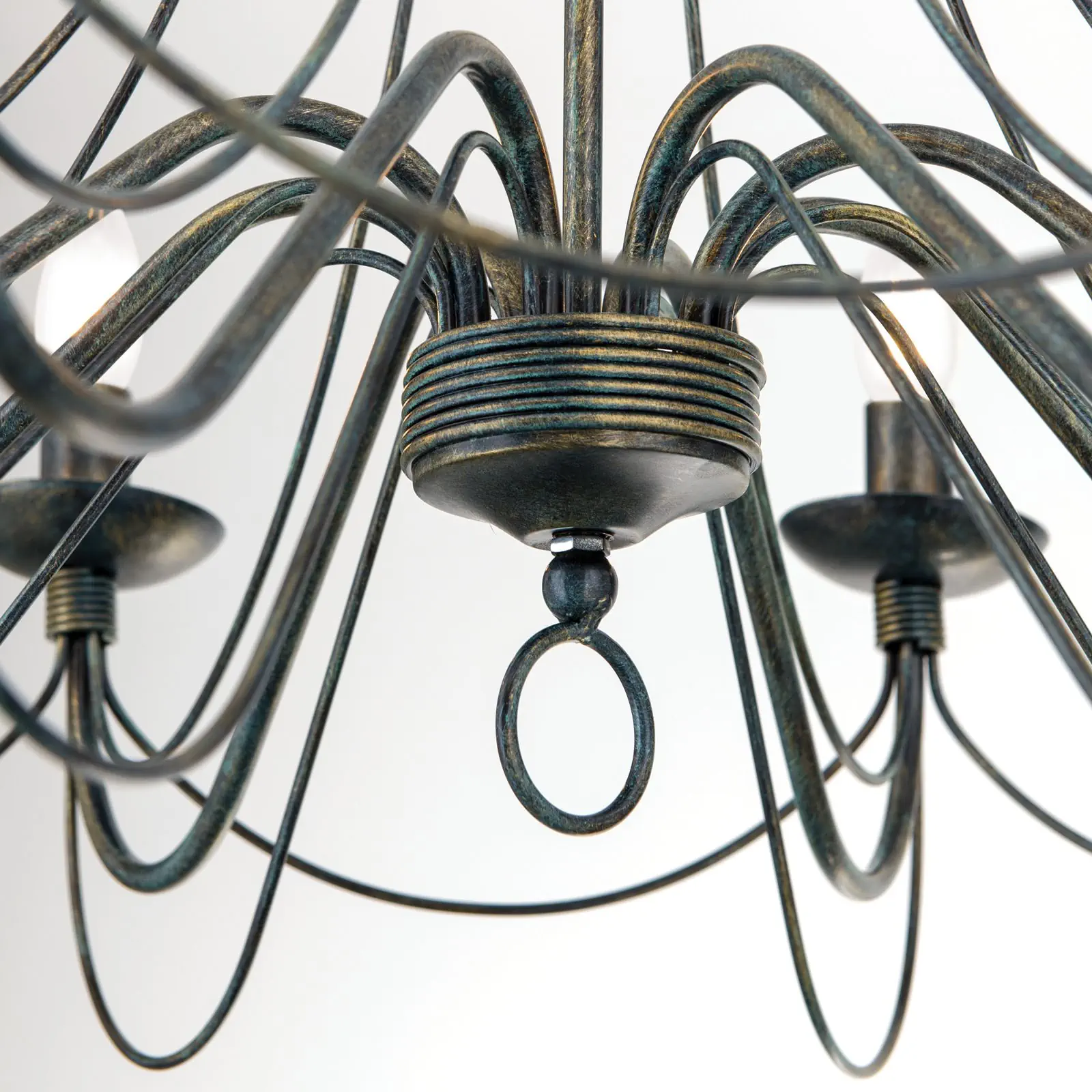 Luster VELA, 8 izvora svetla, antik - 5