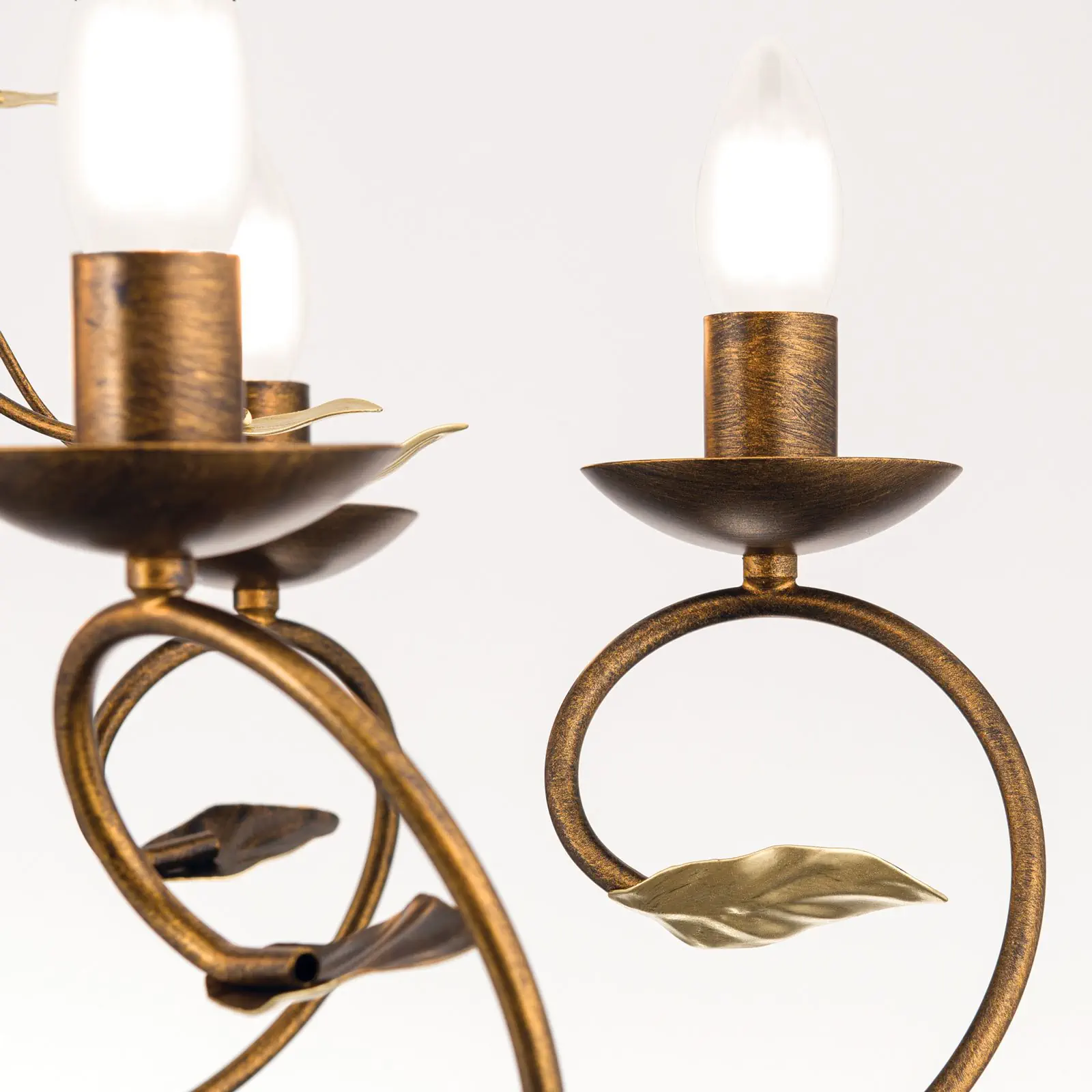 Luster LUCA, 8 izvora svetla, antik - 6