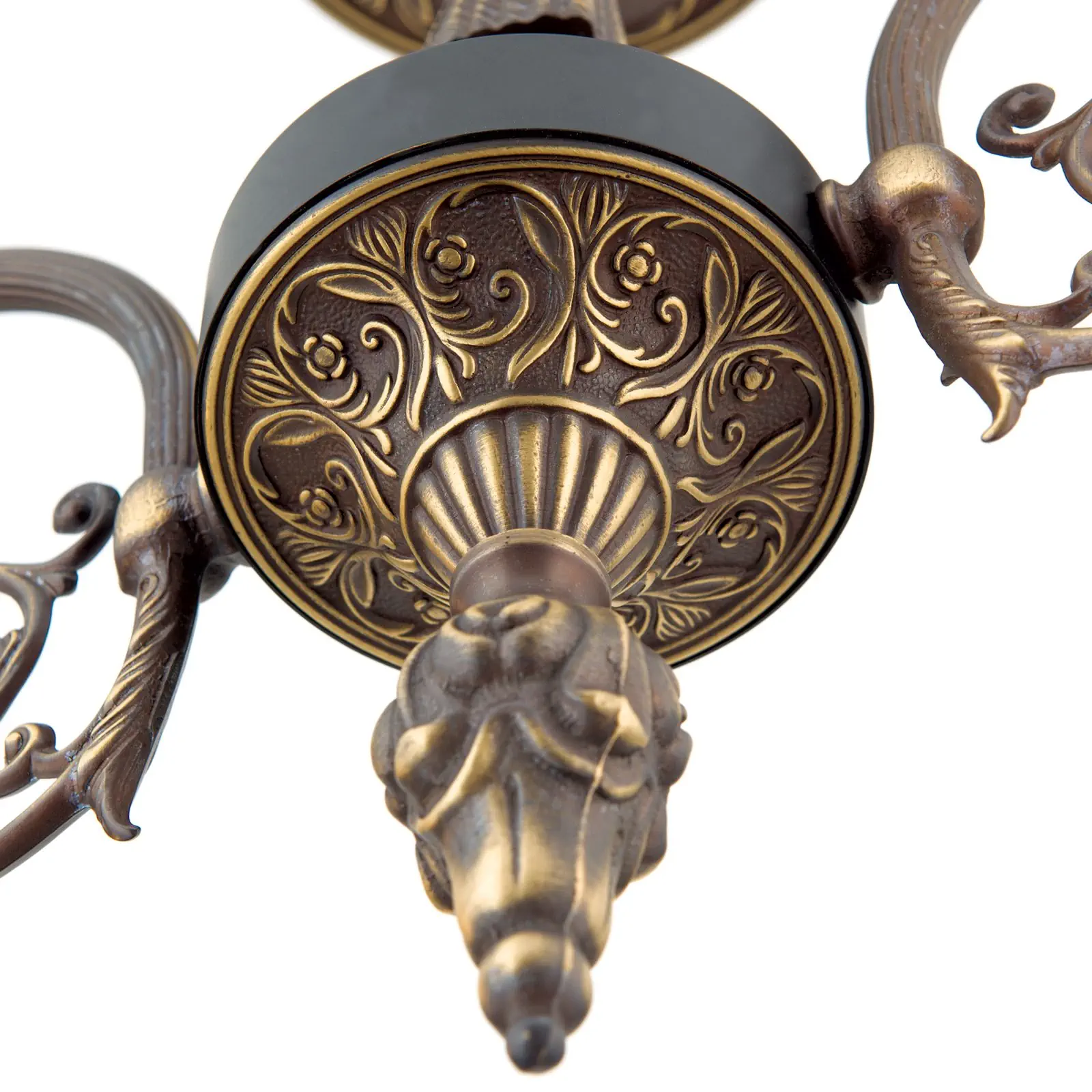 Luster TOSCA, 2 izvora svetla, antik patina - 5