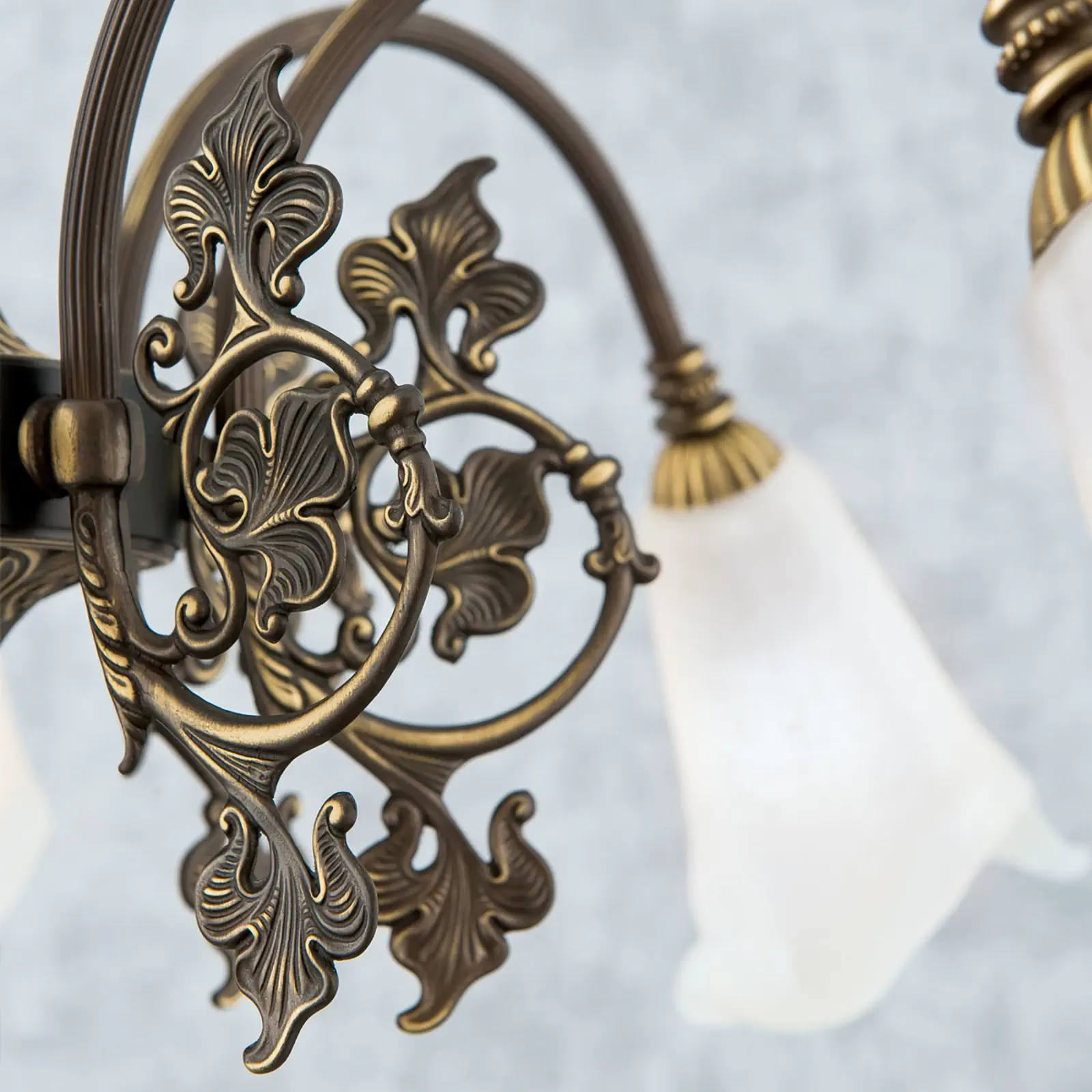 Luster TOSCA, 8 izvora svetla, antik patina - 5