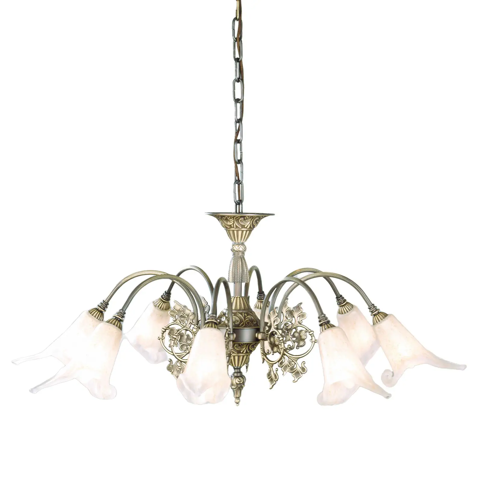 Luster TOSCA, 8 izvora svetla, antik patina - 7