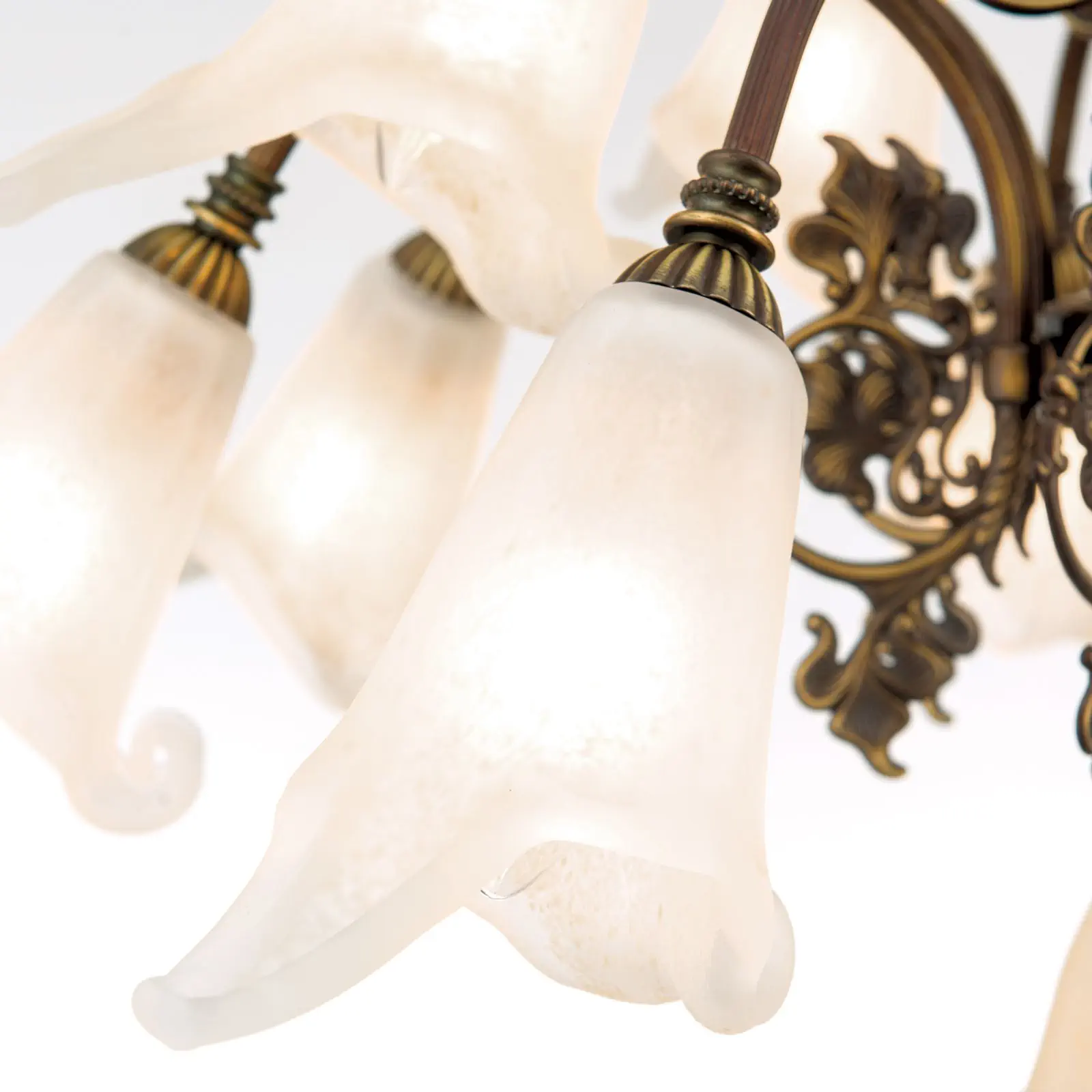 Luster TOSCA, 13 izvora svetla, antik patina - 5