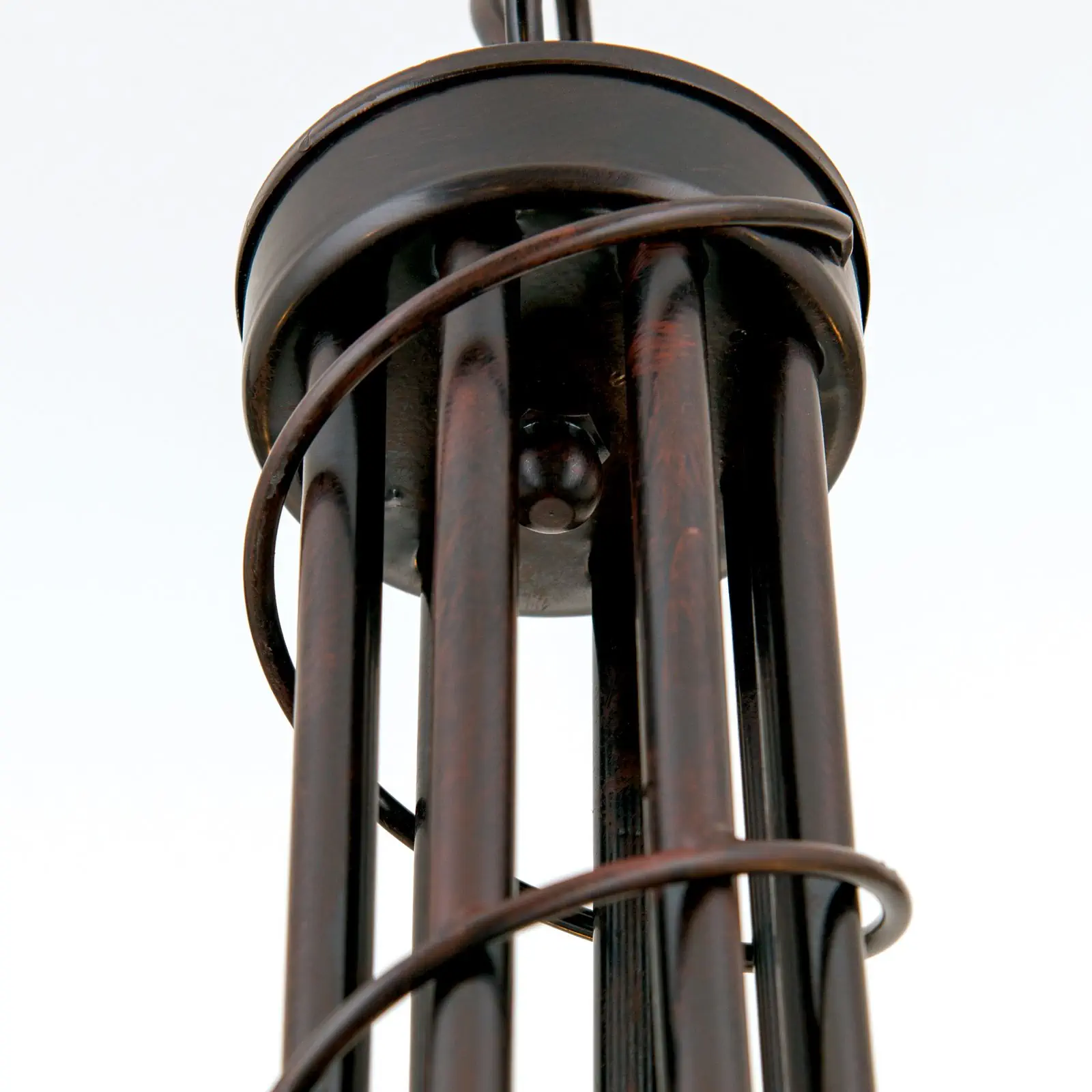 Luster GIOVANNI, 8 izvora svetla, antik braon, zlatna - 6