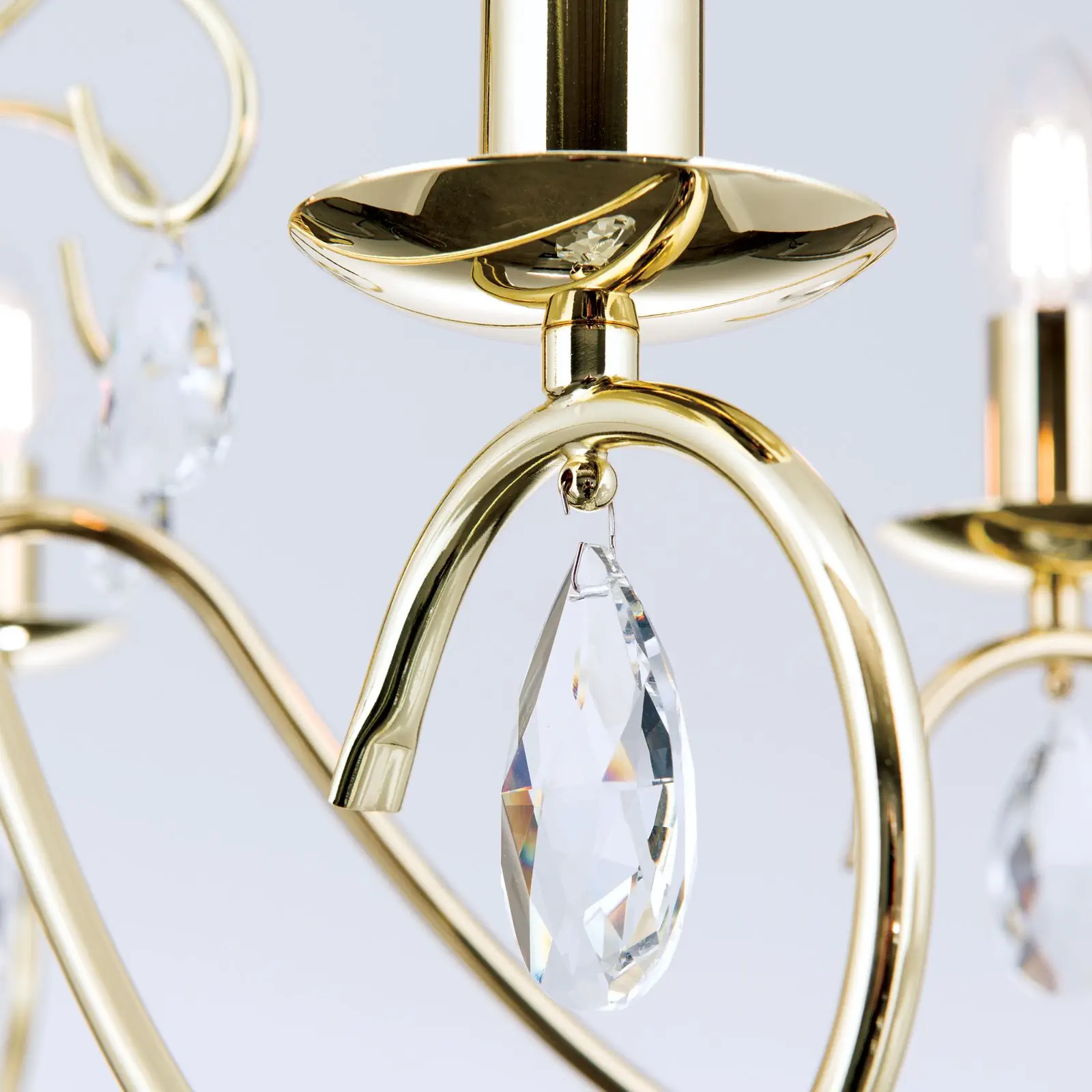 Luster ALESSIA, 5 izvora svetla, zlato - 6