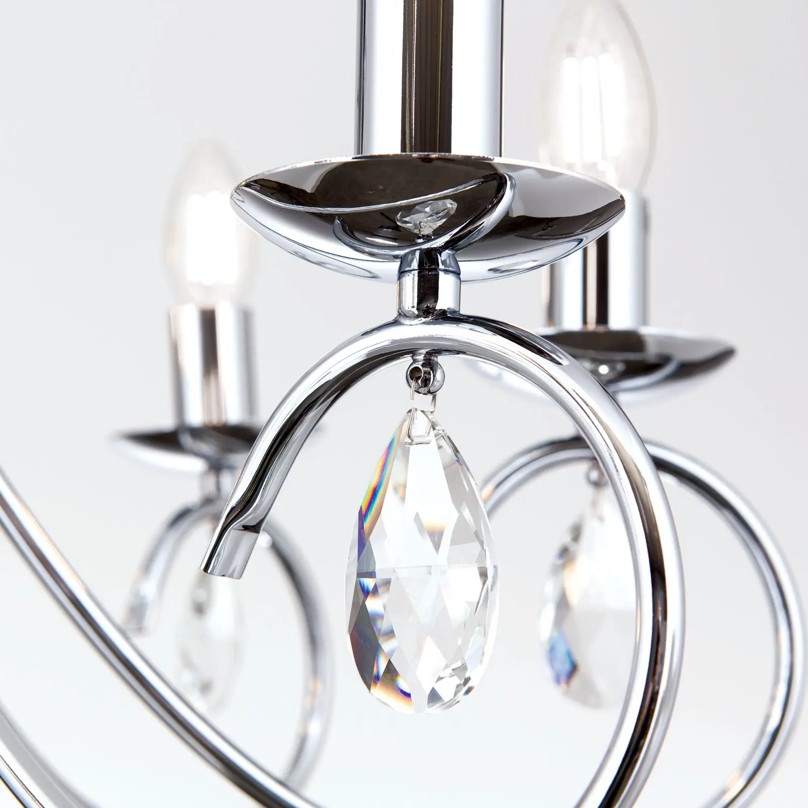 Luster ALESSIA, 8 izvora svetla, hrom - 5