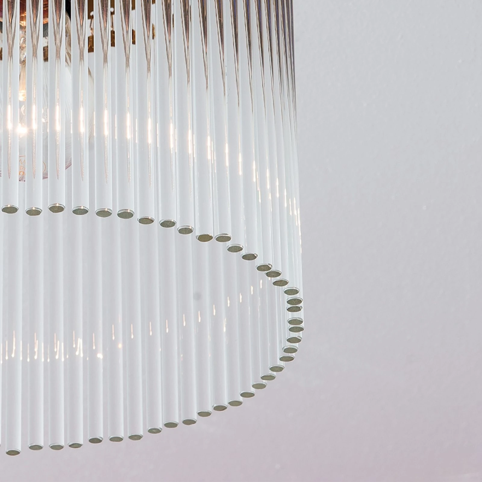 Luster ADELE, 13 izvora svetla, 24-karatno pozlaćen, štapići od kristalnog stakla - 3