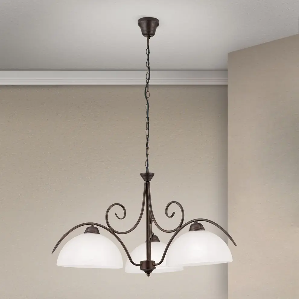 Luster RULA, 3 izvora svetla, antik