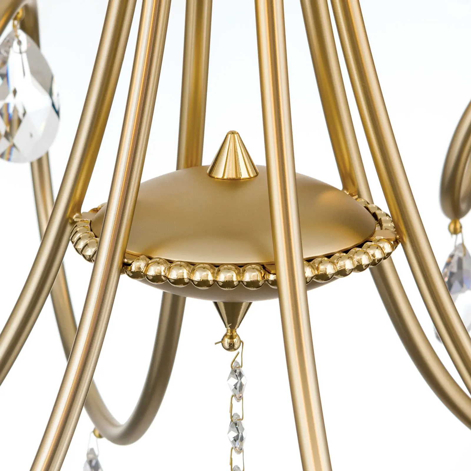 Luster GIADA, 6 izvora svetla, mat zlatna - 6