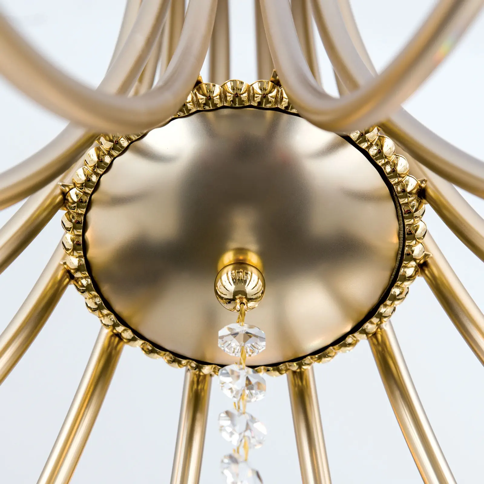 Luster GIADA, 12 izvora svetla, mat zlatna - 7