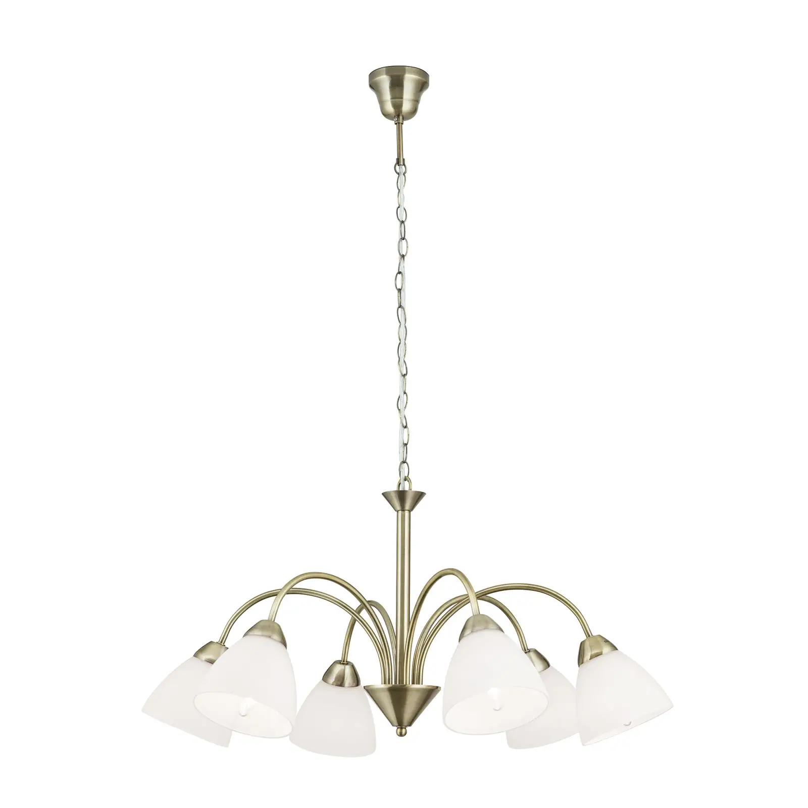 Luster SUSAN, 6 izvora svetla, patina - 4