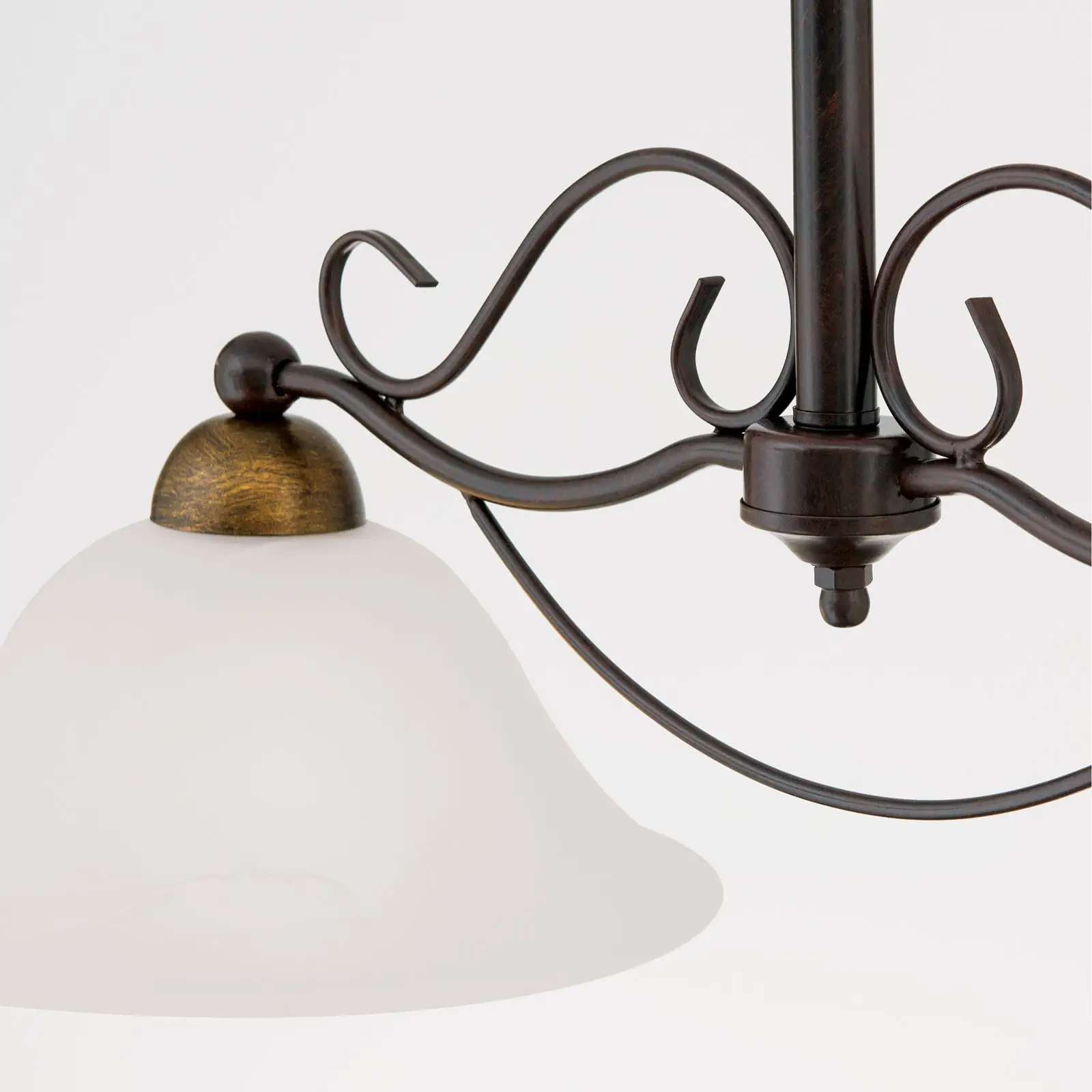 Luster LUDO, 2 izvora svetla, antik - 5