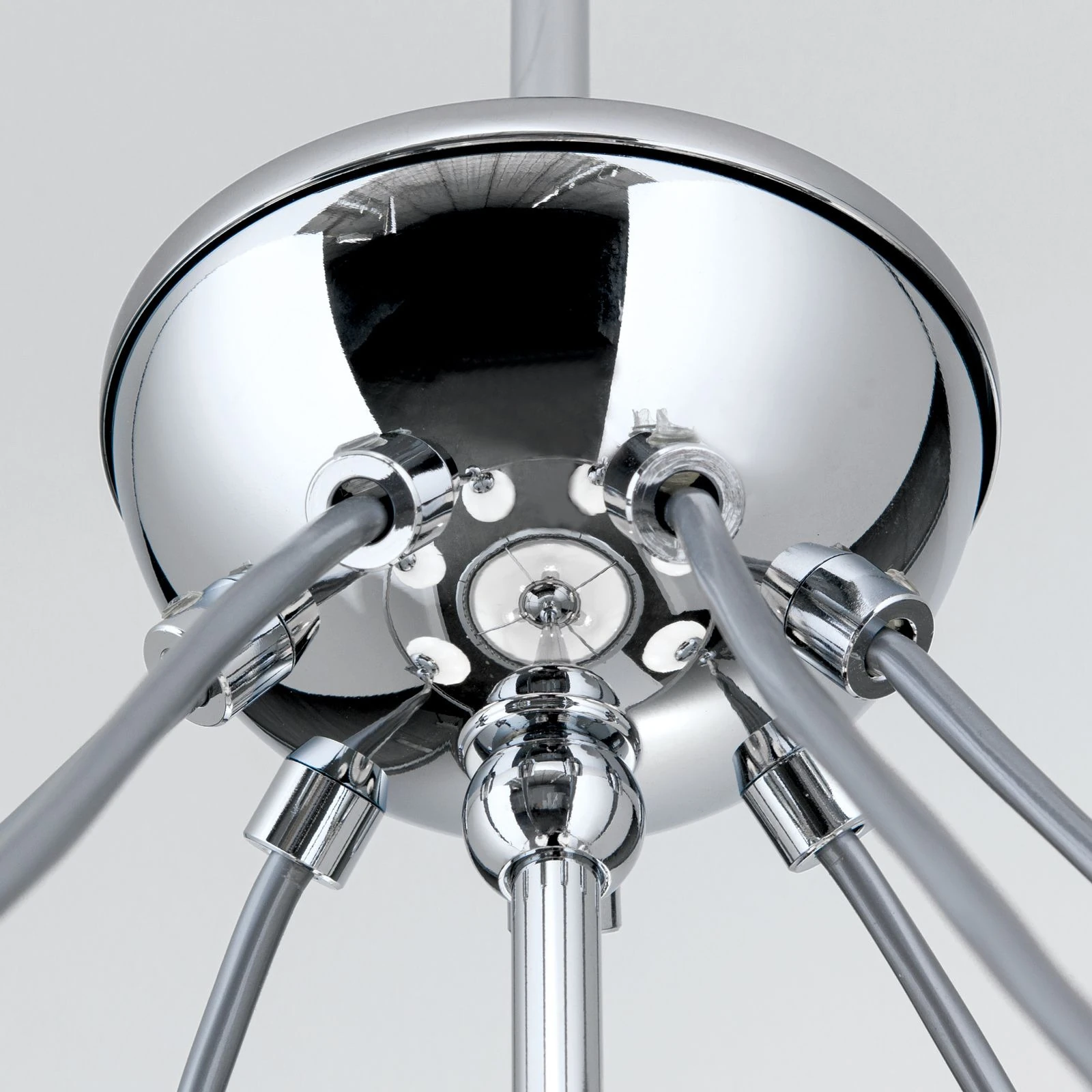 Luster ALT WIEN, 7+1 izvora svetla, sjajno opalno staklo, SCHÖLER CRYSTAL®, sjajni nikl - 5