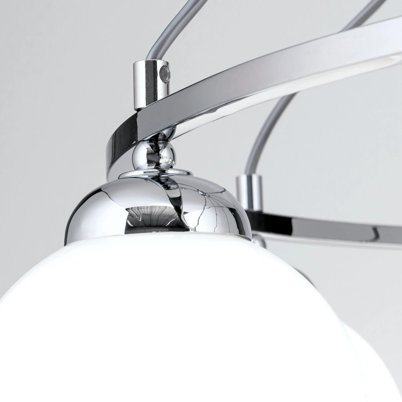 Luster ALT WIEN, 7+1 izvora svetla, sjajno opalno staklo, SCHÖLER CRYSTAL®, sjajni nikl - 6