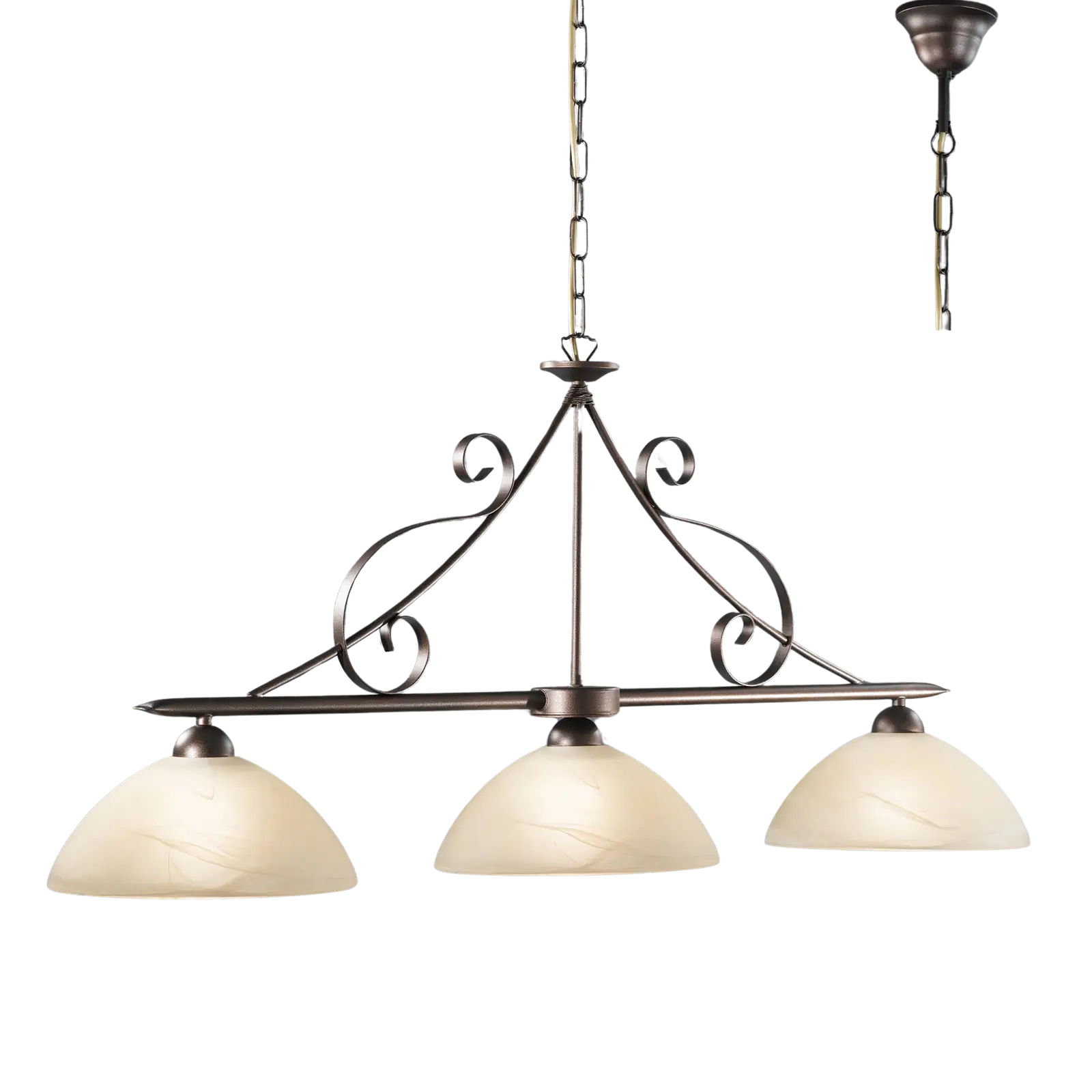 Luster ELLA, 3 svetla, antik - 2