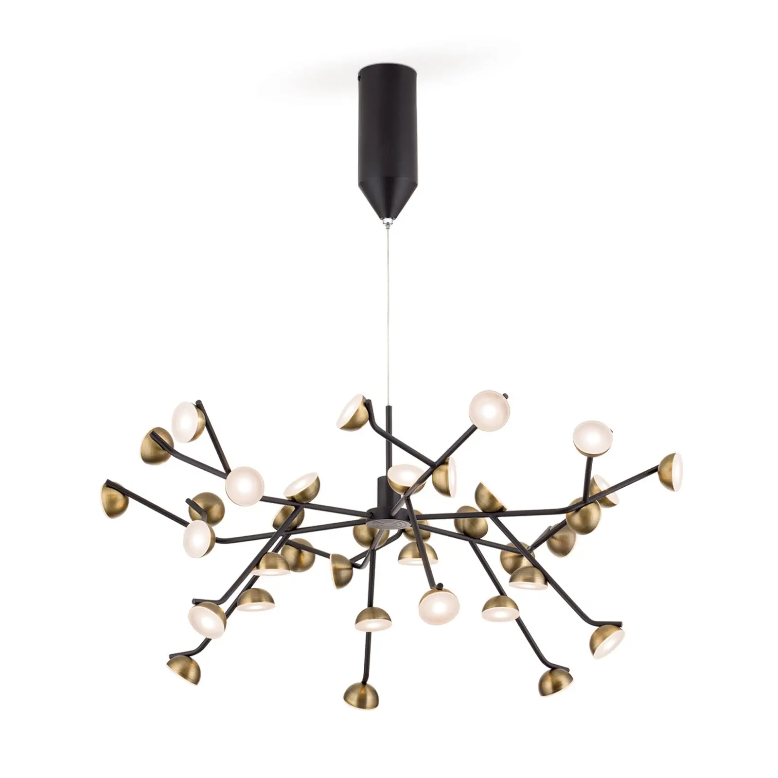 LED viseća lampa BLOSSOM, 36 izvora svetla, antik izgled - 4