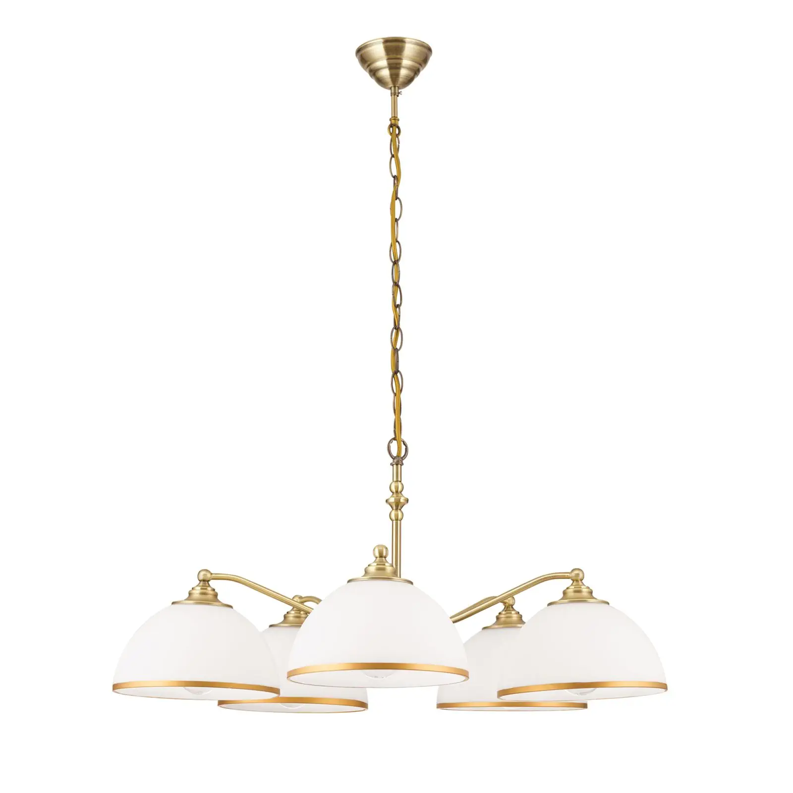 Viseća lampa OLD LAMP, 5 izvora svetla, patina - 4