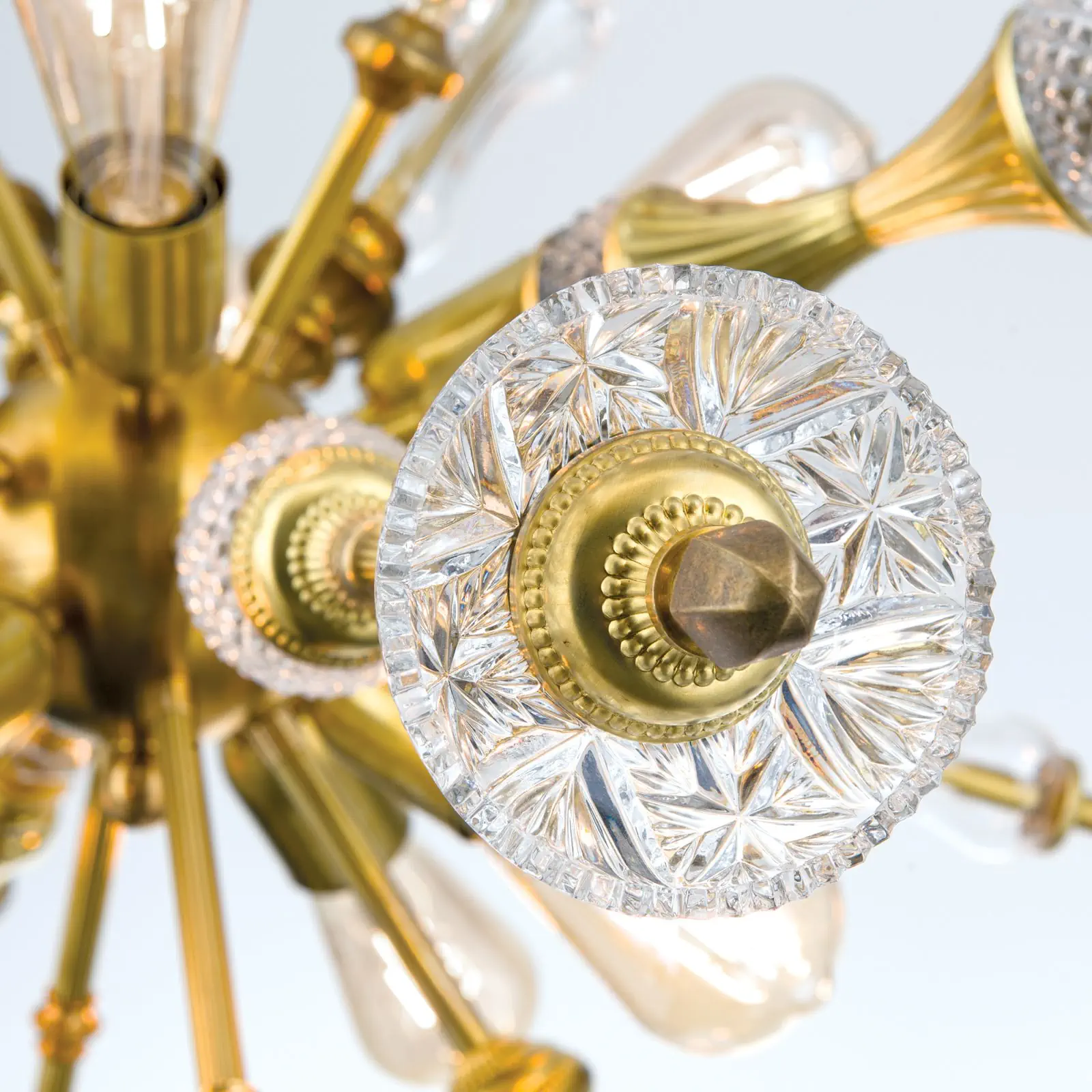 Luster BAROCOCO, 8 izvora svetla, mesing - 5