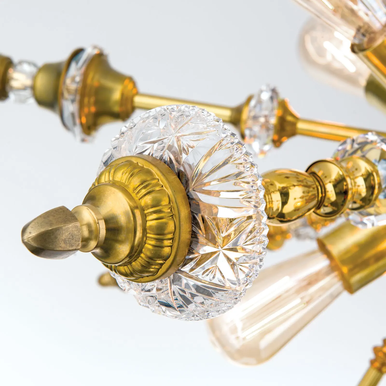 Luster BAROCOCO, 8 izvora svetla, mesing - 6