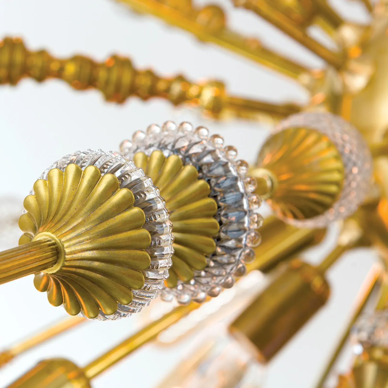 Luster BAROCOCO, 16 izvora svetla, mesing - 7