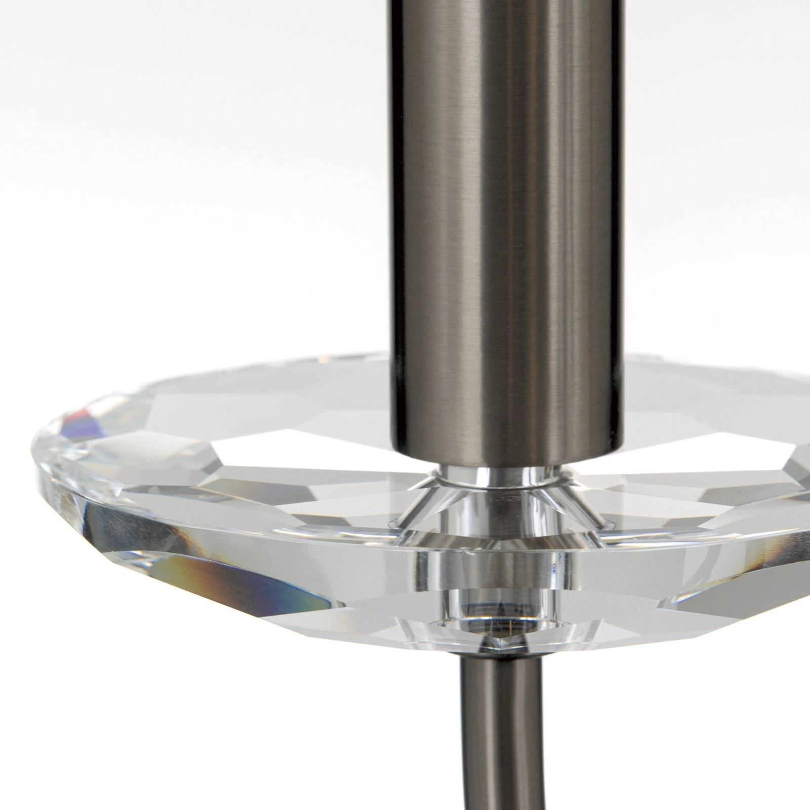 Kristalni luster ARIANE, 3 izvora svetla, tamni nikl - 9