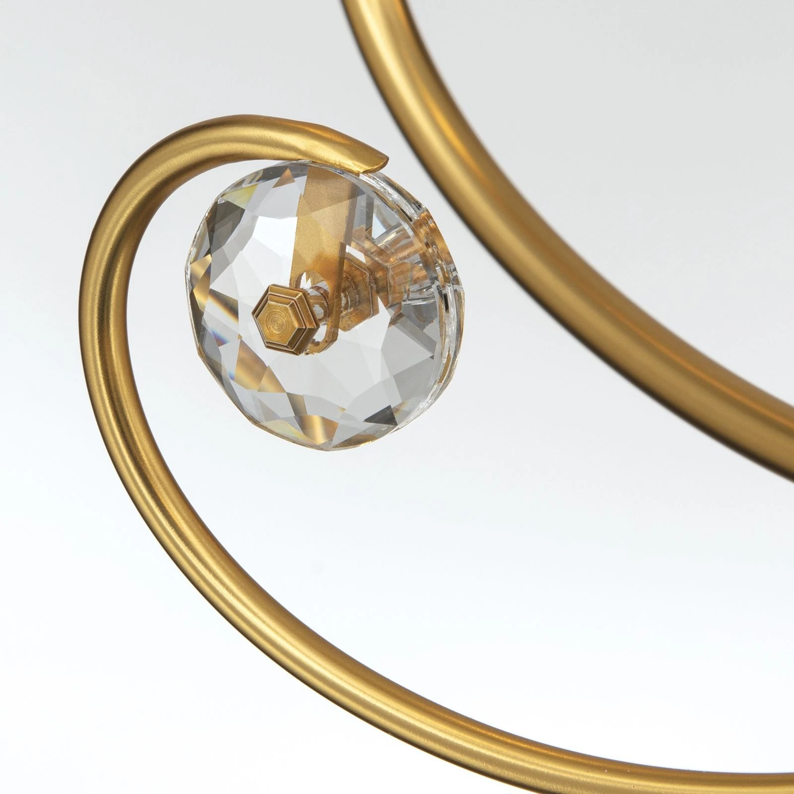 Kristalni luster ARIANE, 6 izvora svetla, mat zlato - 8