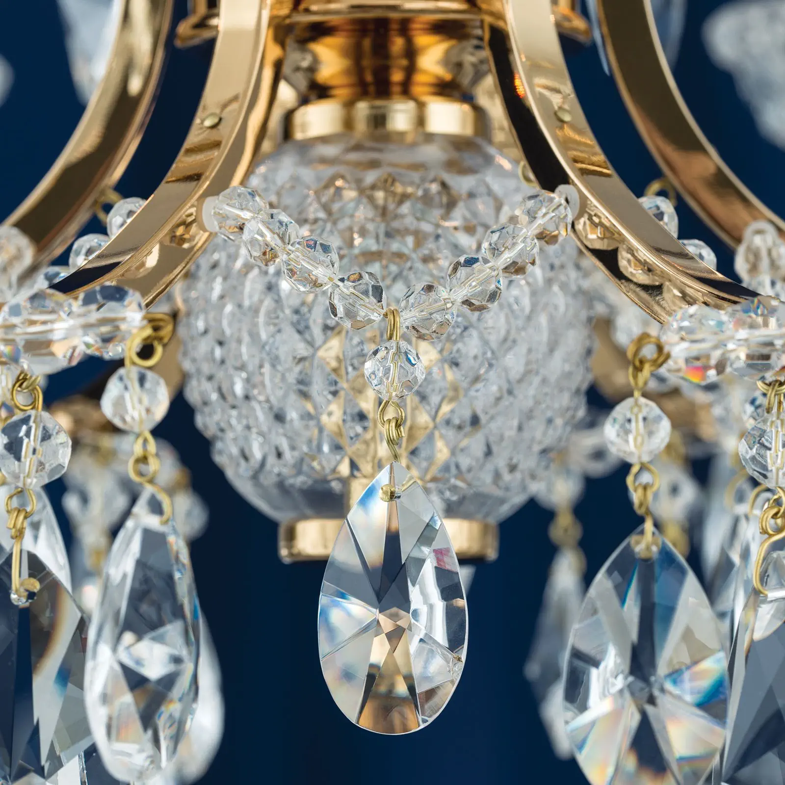 Luster HIROHITO, 6 izvora svetla, zlatni - 6