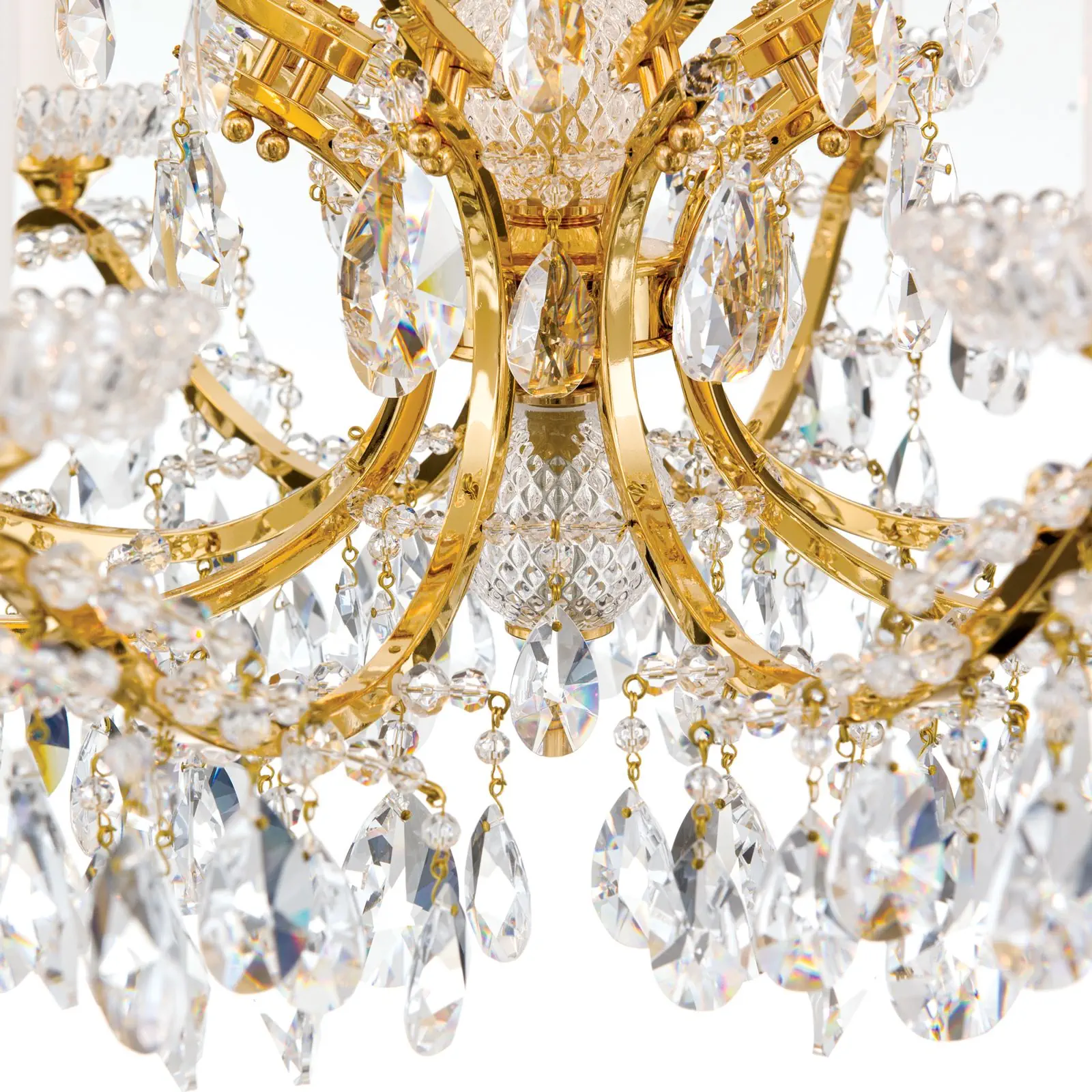 Luster HIROHITO, 8 izvora svetla, zlatni - 6