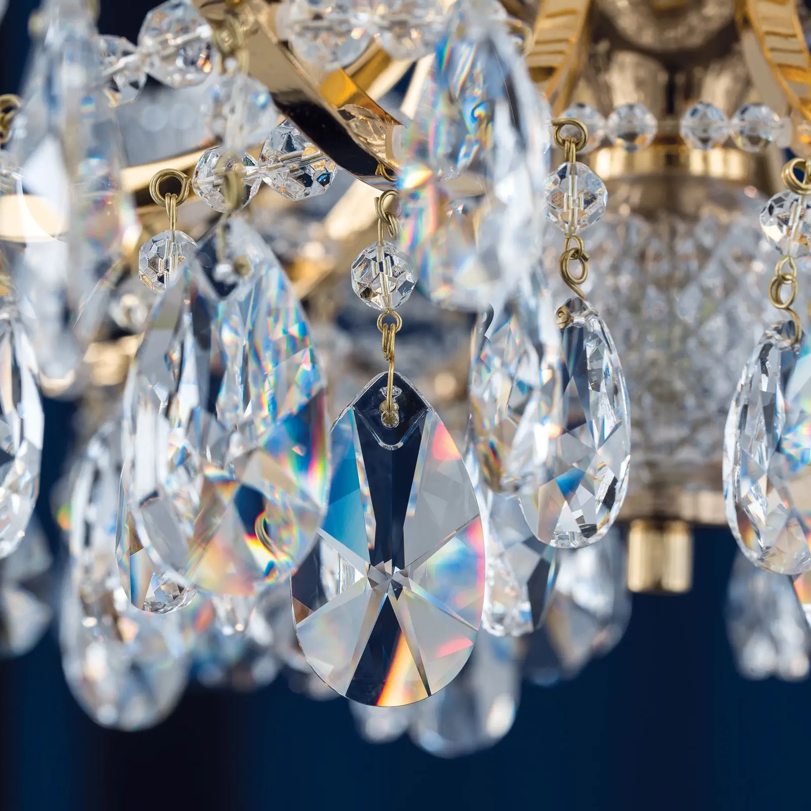 Luster HIROHITO, 10 izvora svetla, zlatni - 5