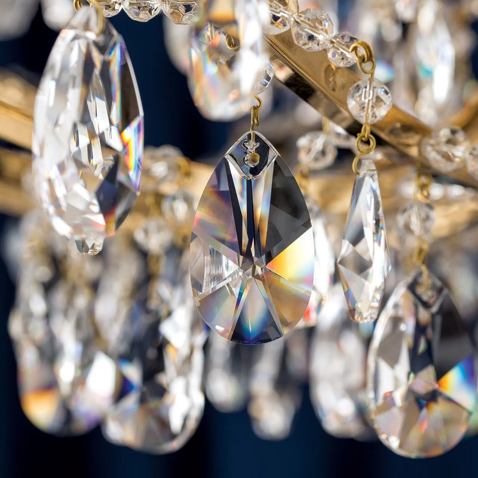 Luster HIROHITO, 36 izvora svetla, zlatni - 2