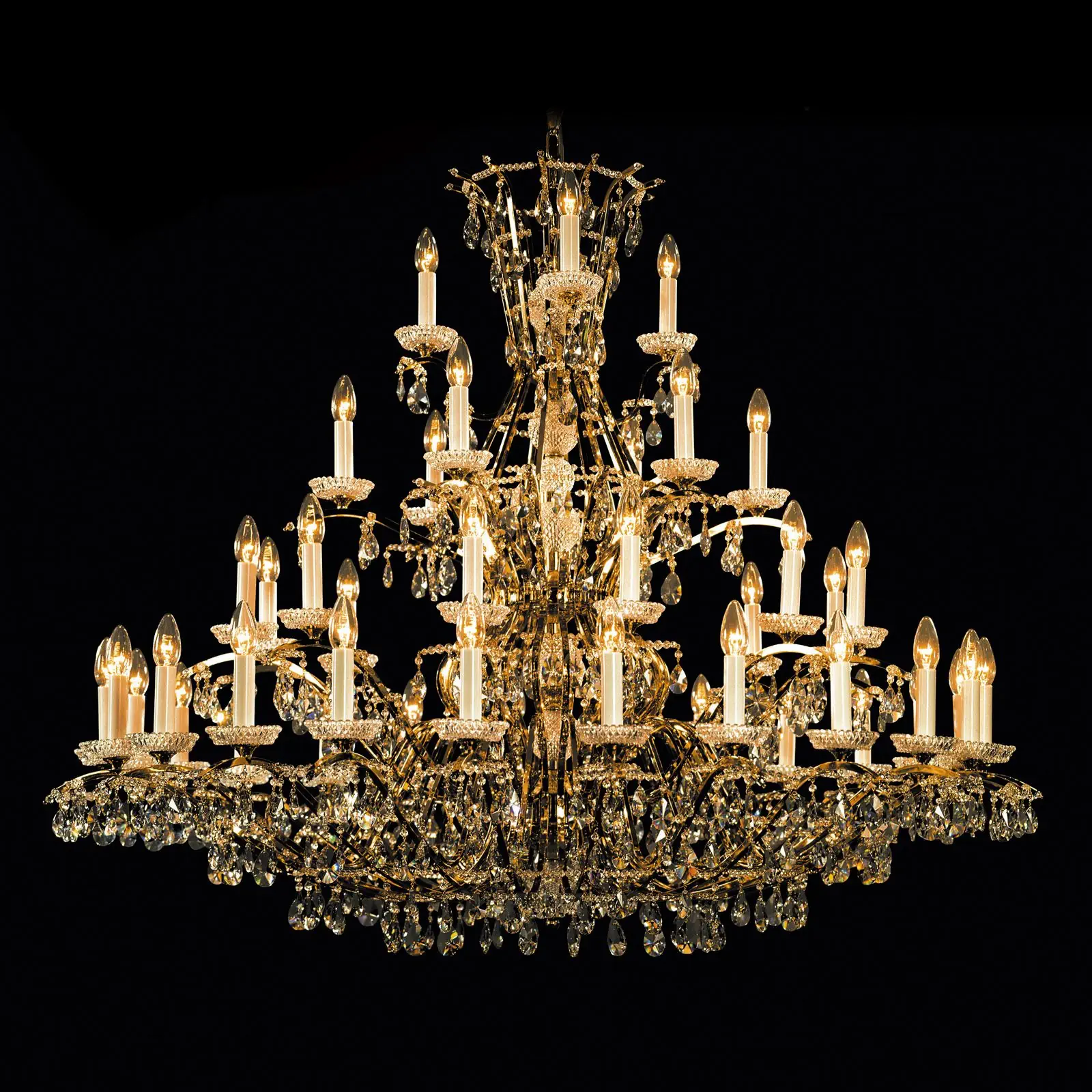 Luster HIROHITO, 45 izvora svetla, zlatni - 2