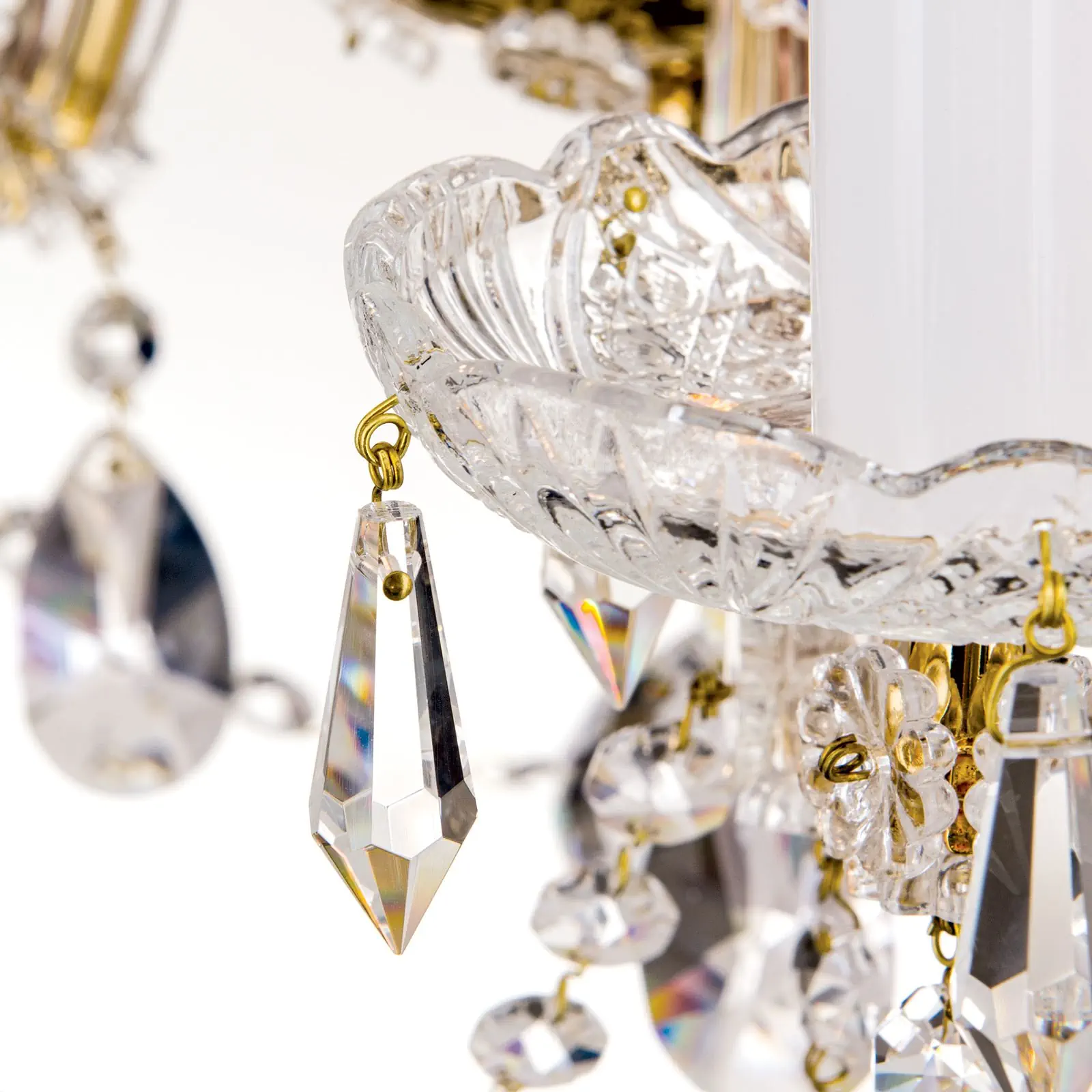 Luster MARIA THERESIA, 3 izvora svetla, zlatni - 5