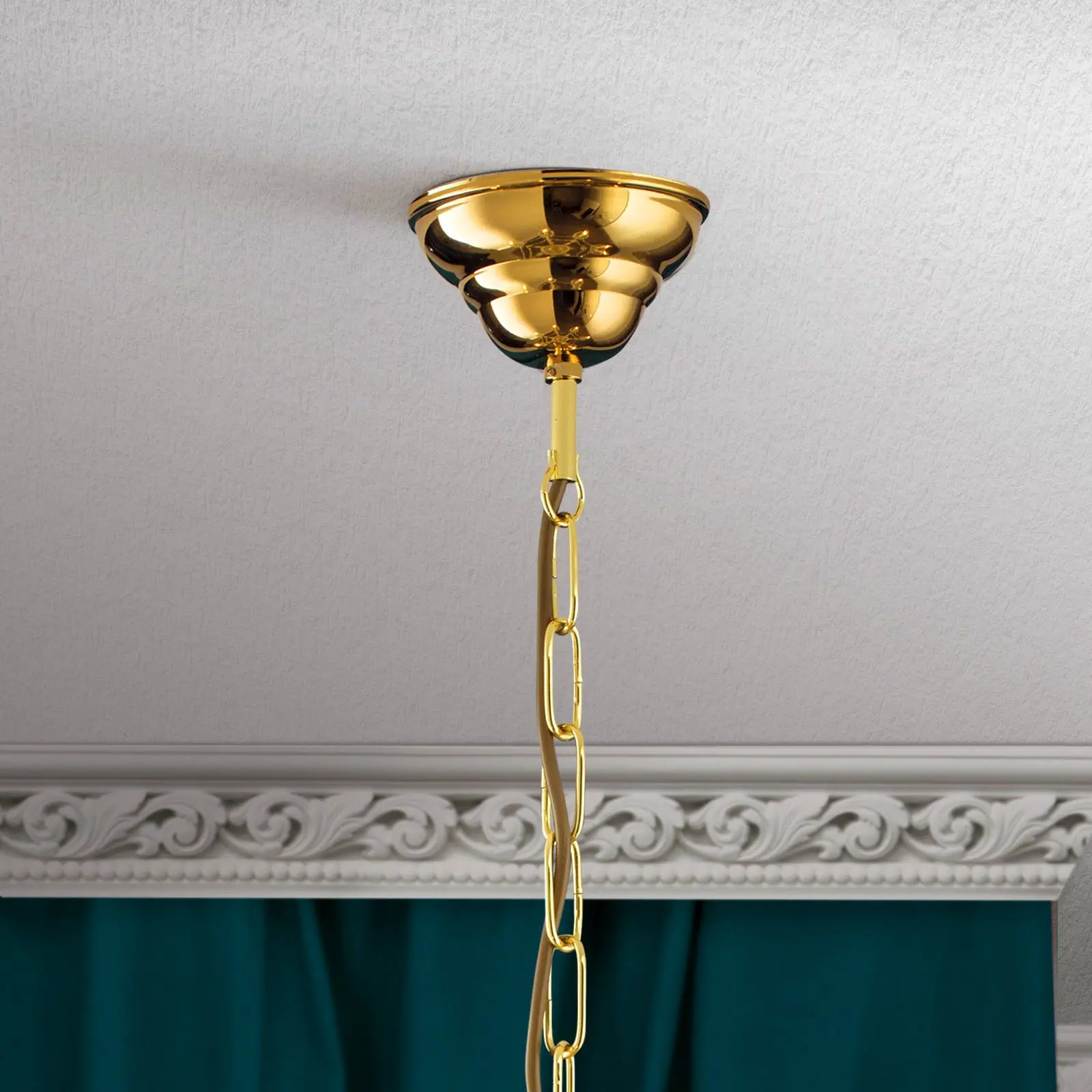 Luster MARIA THERESIA, 6 izvora svetla, zlatni - 3