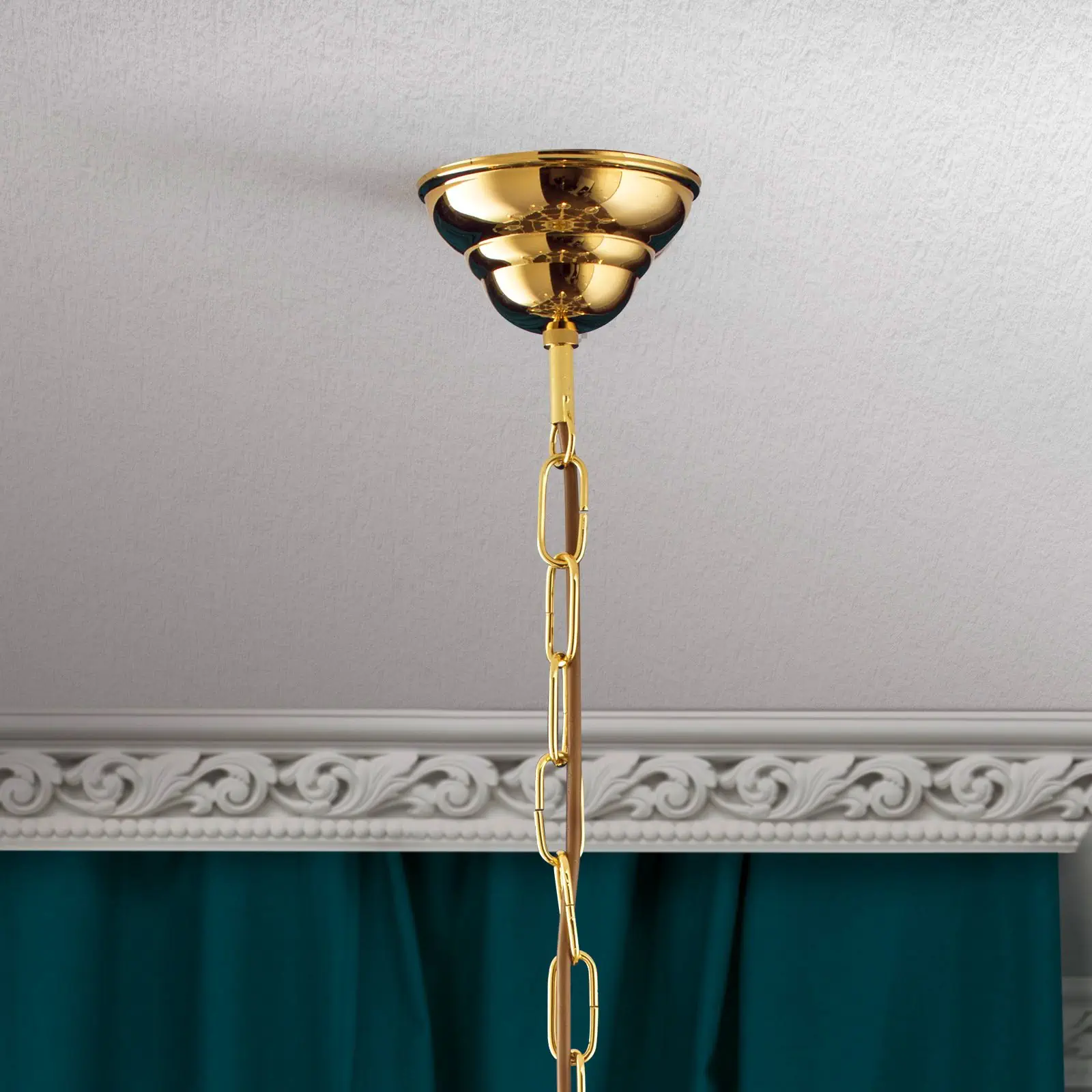 Luster MARIA THERESIA, 8 izvora svetla, zlatni - 4