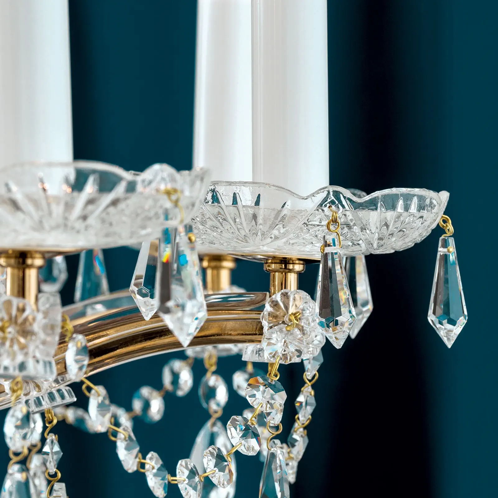 Luster MARIA THERESIA, 10 izvora svetla, zlatni - 5