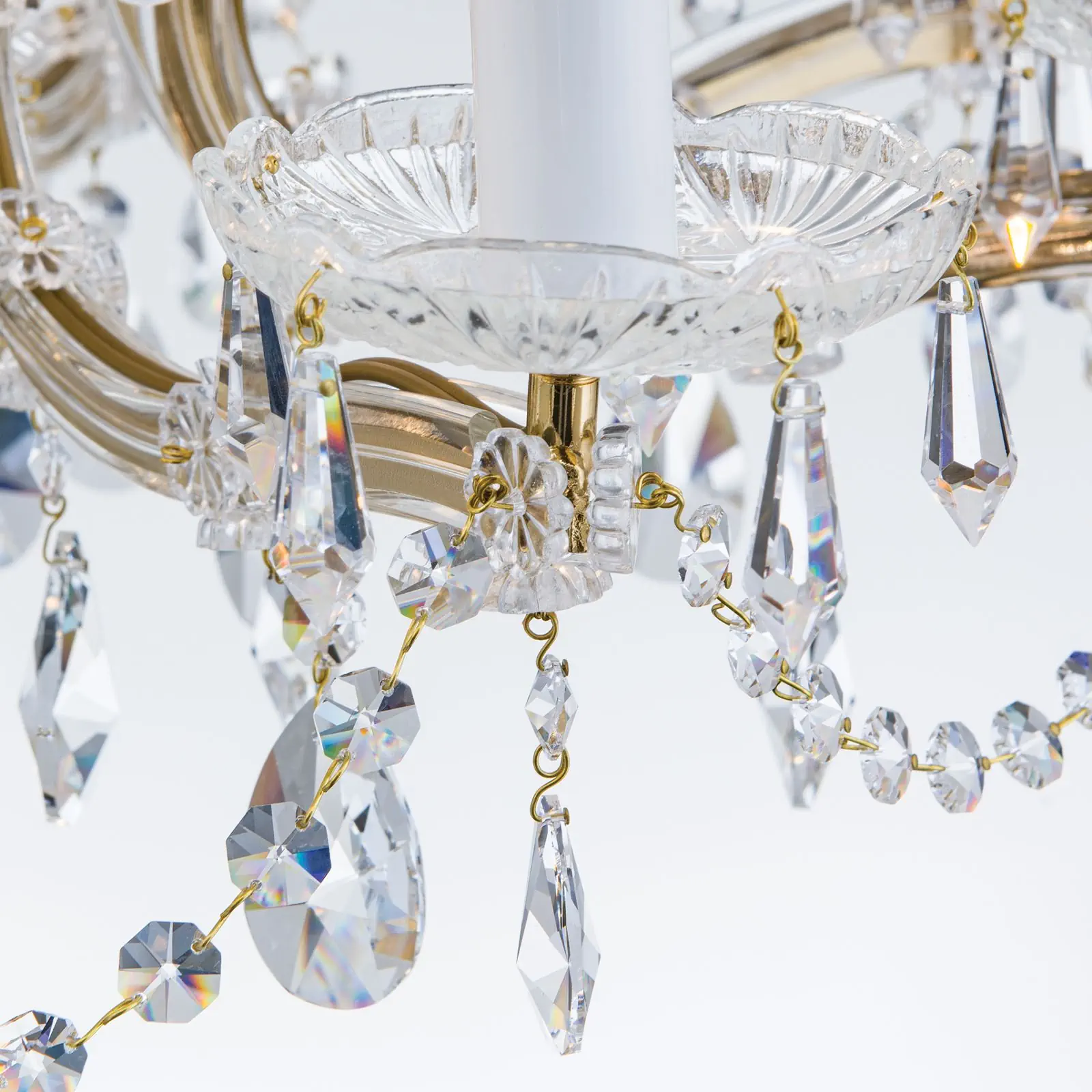 Luster MARIA THERESIA, 12 izvora svetla, zlatni - 6