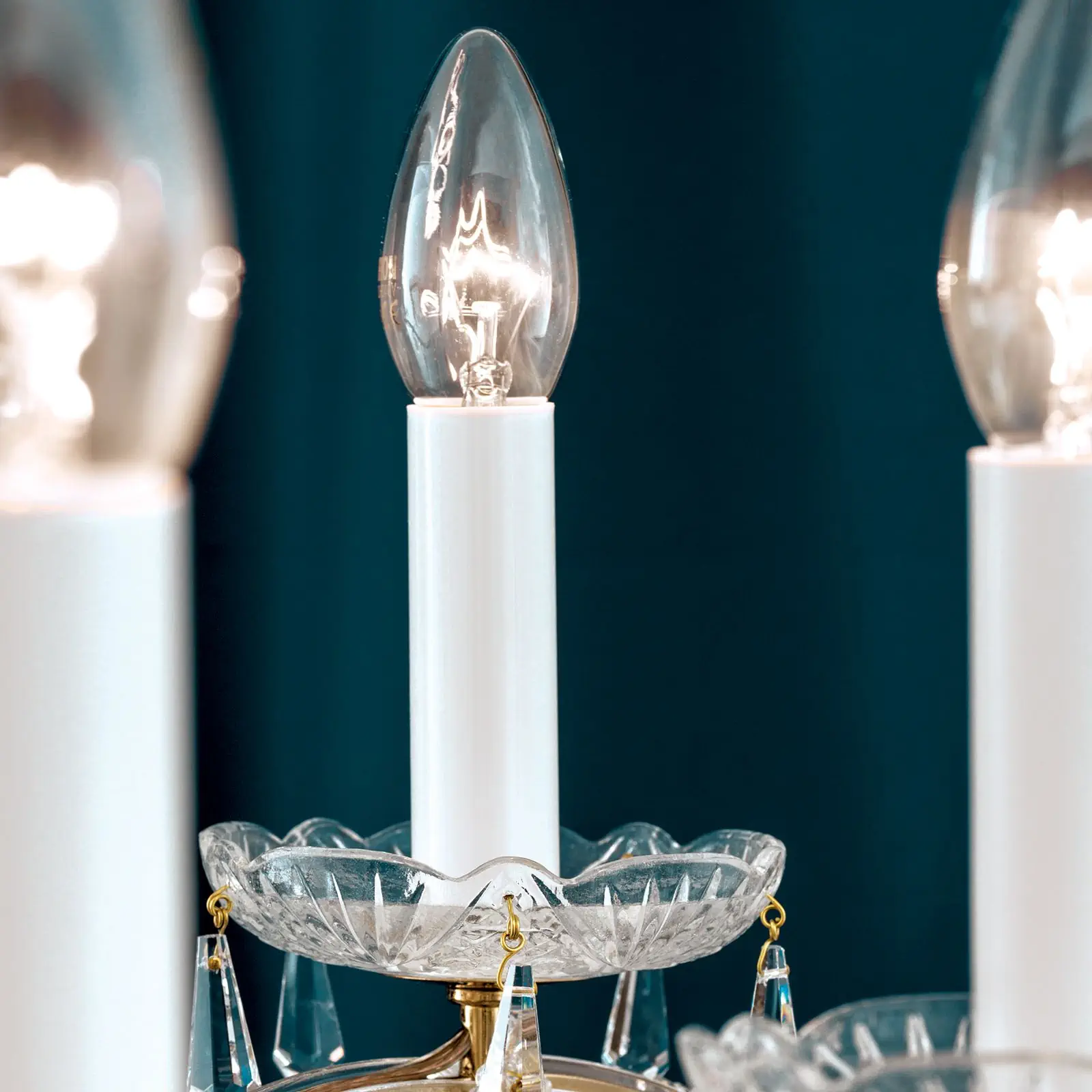 Kristalni luster MARIA THERESIA, 8 izvora svetla, zlato - 6