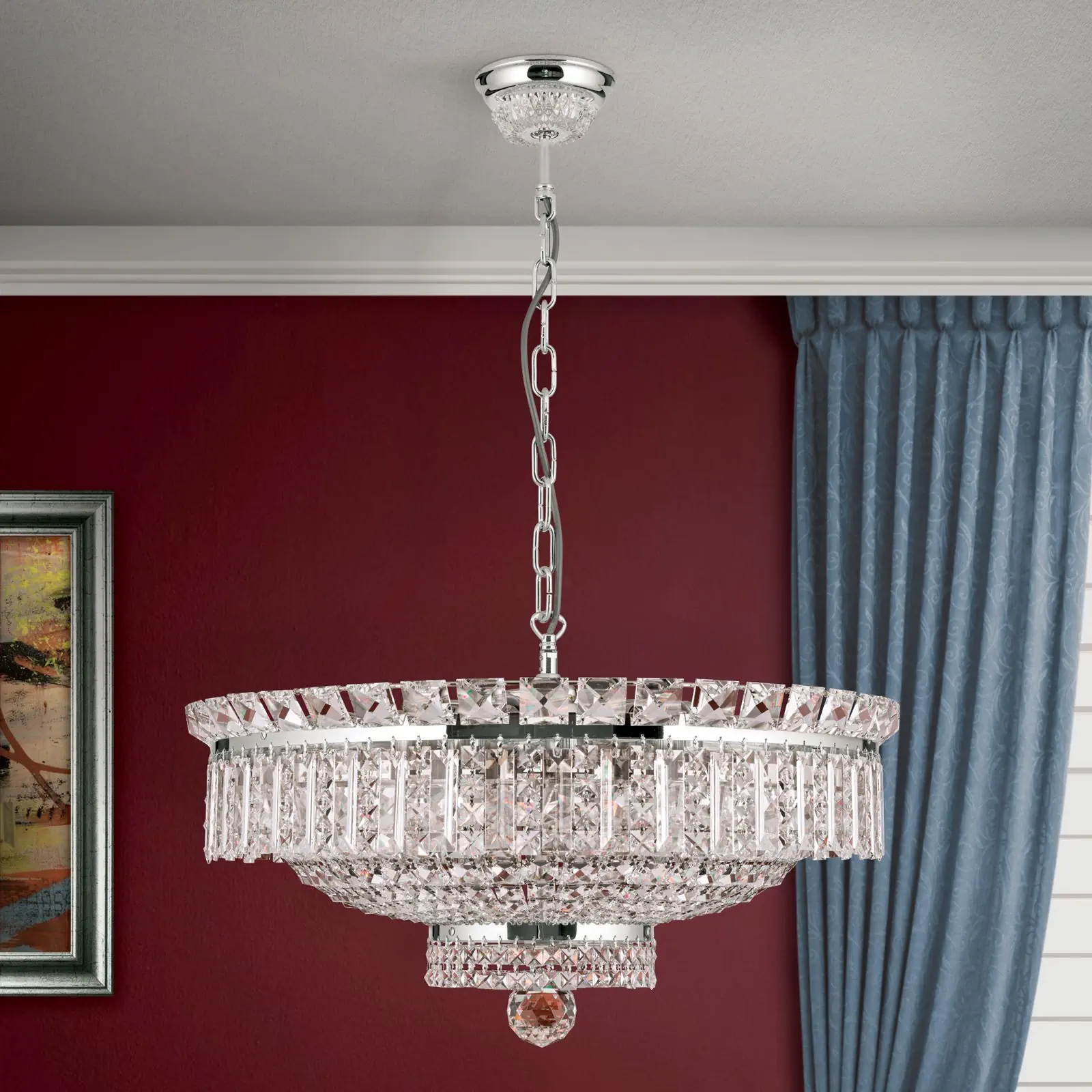 Luster AMBASSADOR, 15 izvora svetla, hrom - 3