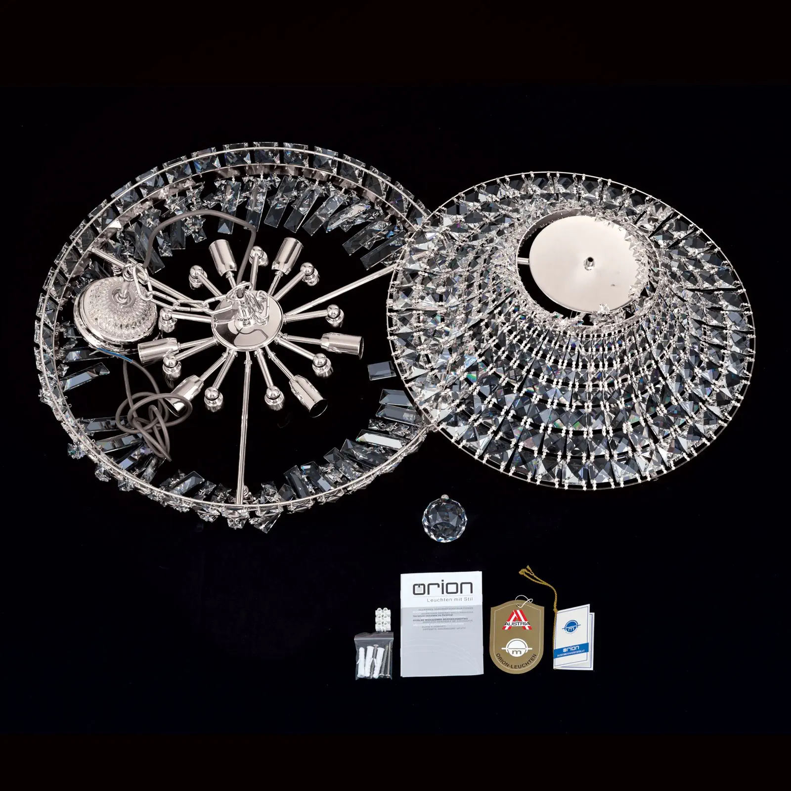 Luster AMBASSADOR, 15 izvora svetla, hrom - 8