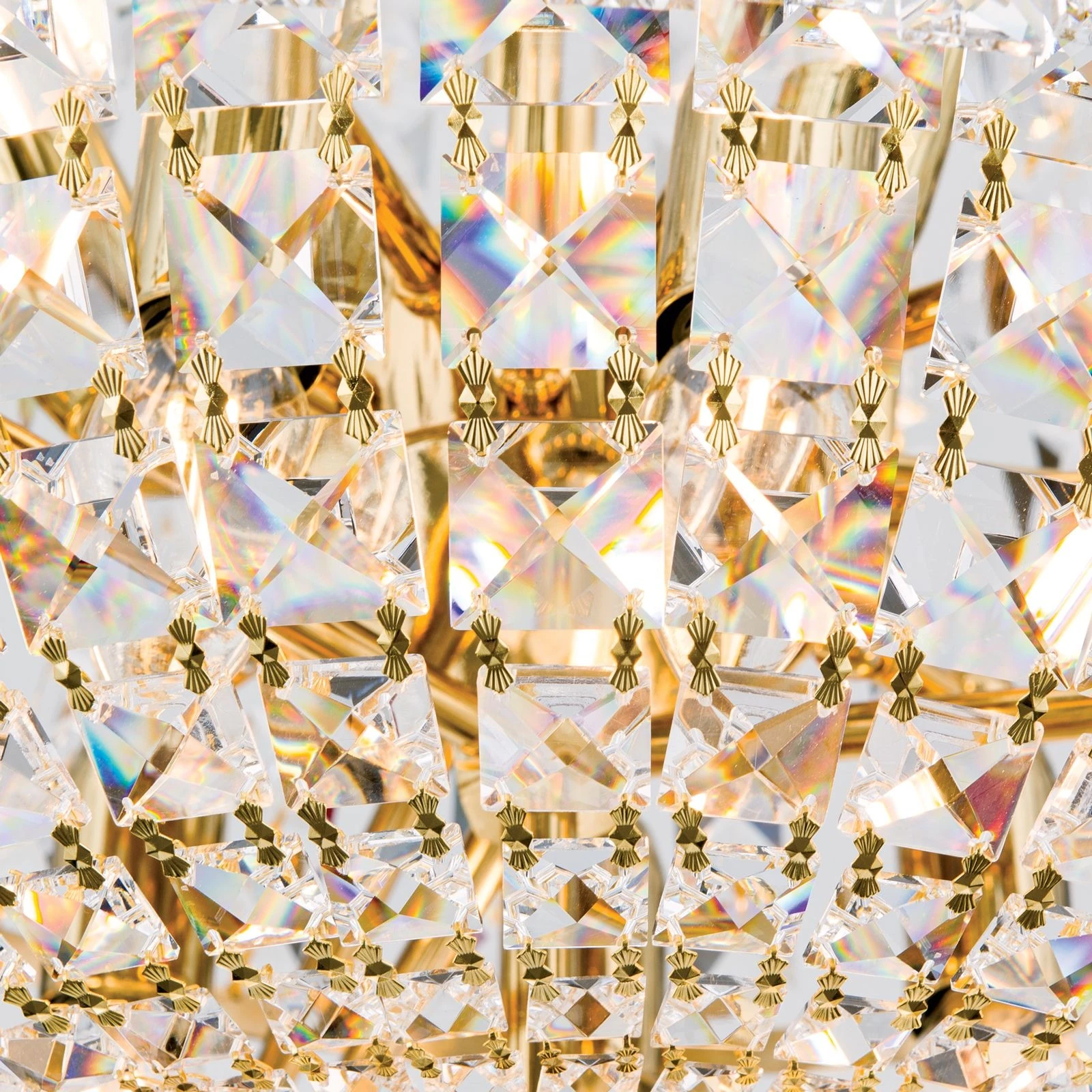 Luster Ambassador, sa 15 izvora svetla, pozlaćen 24-karatnim zlatom - 6